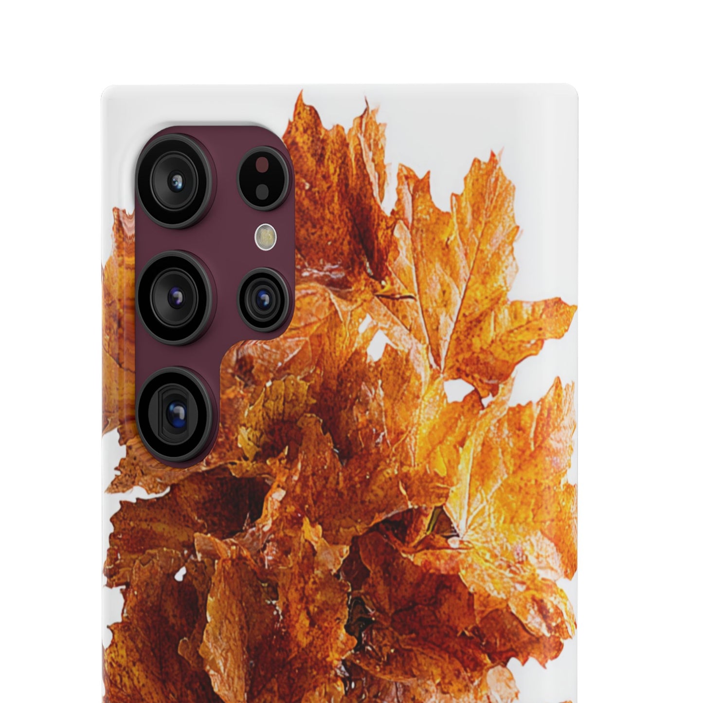 Autumn Leaf Phone Case | Fall Snap Cases, Phone Accessories, Nature Lover Gift, Seasonal Decor, Cozy Fall Vibes