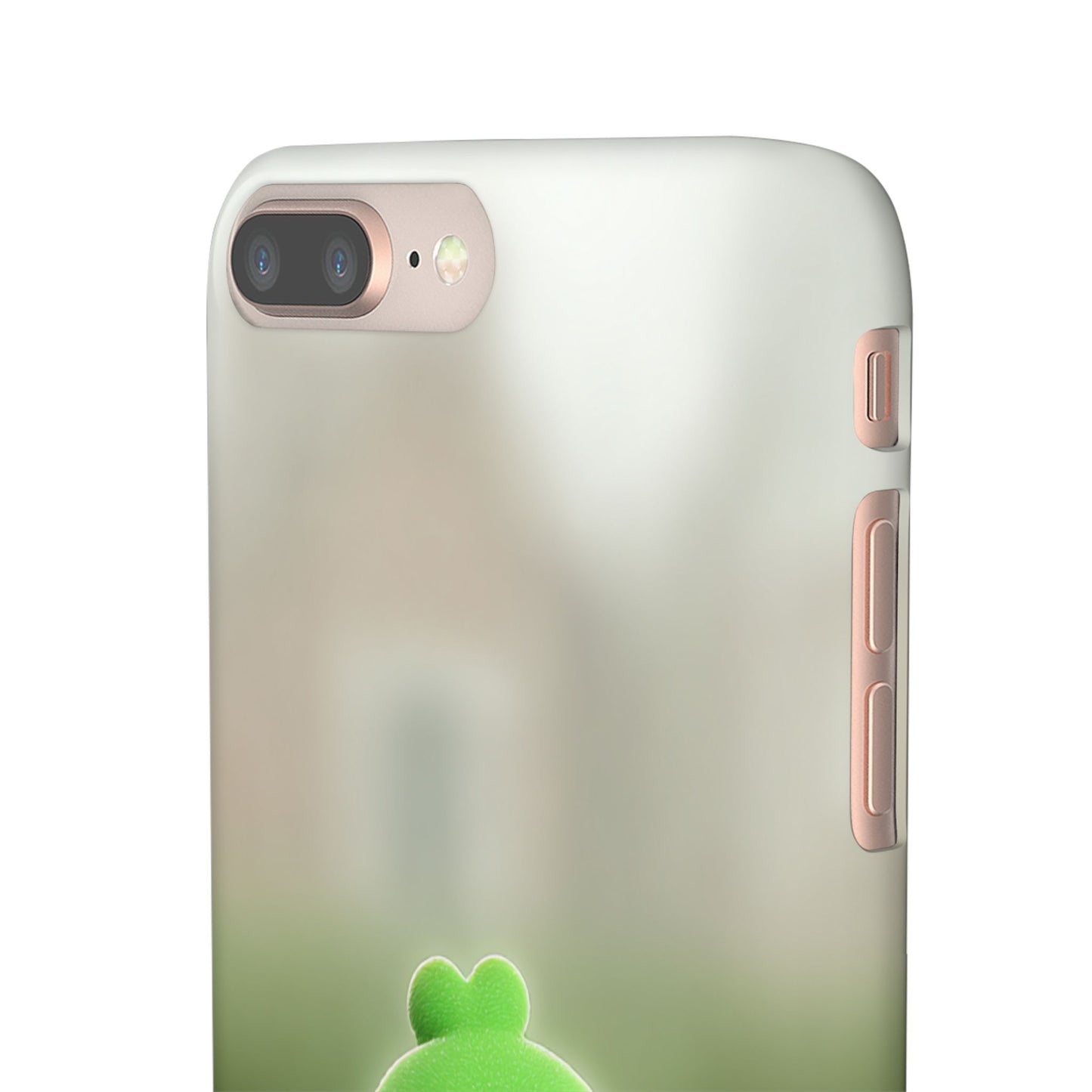 Cute Green Creature Phone Case, Snap Cases, Green Monster Phone Cover, Fun Phone Accessory, Playful Gift for Kids