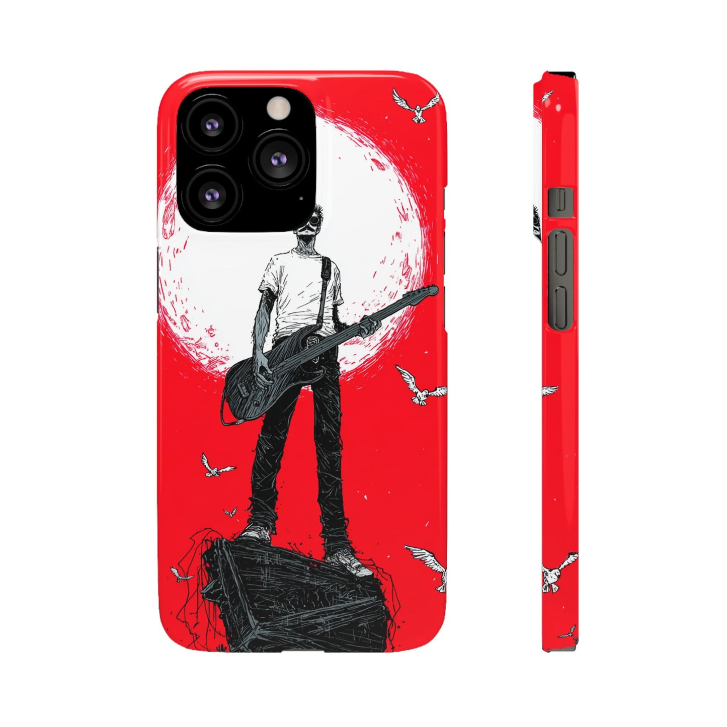 Rock & Roll Snap Cases - Music Lover's Phone Protection, Edgy Art, Gift for Guitarists, Cool Accessory for Teens