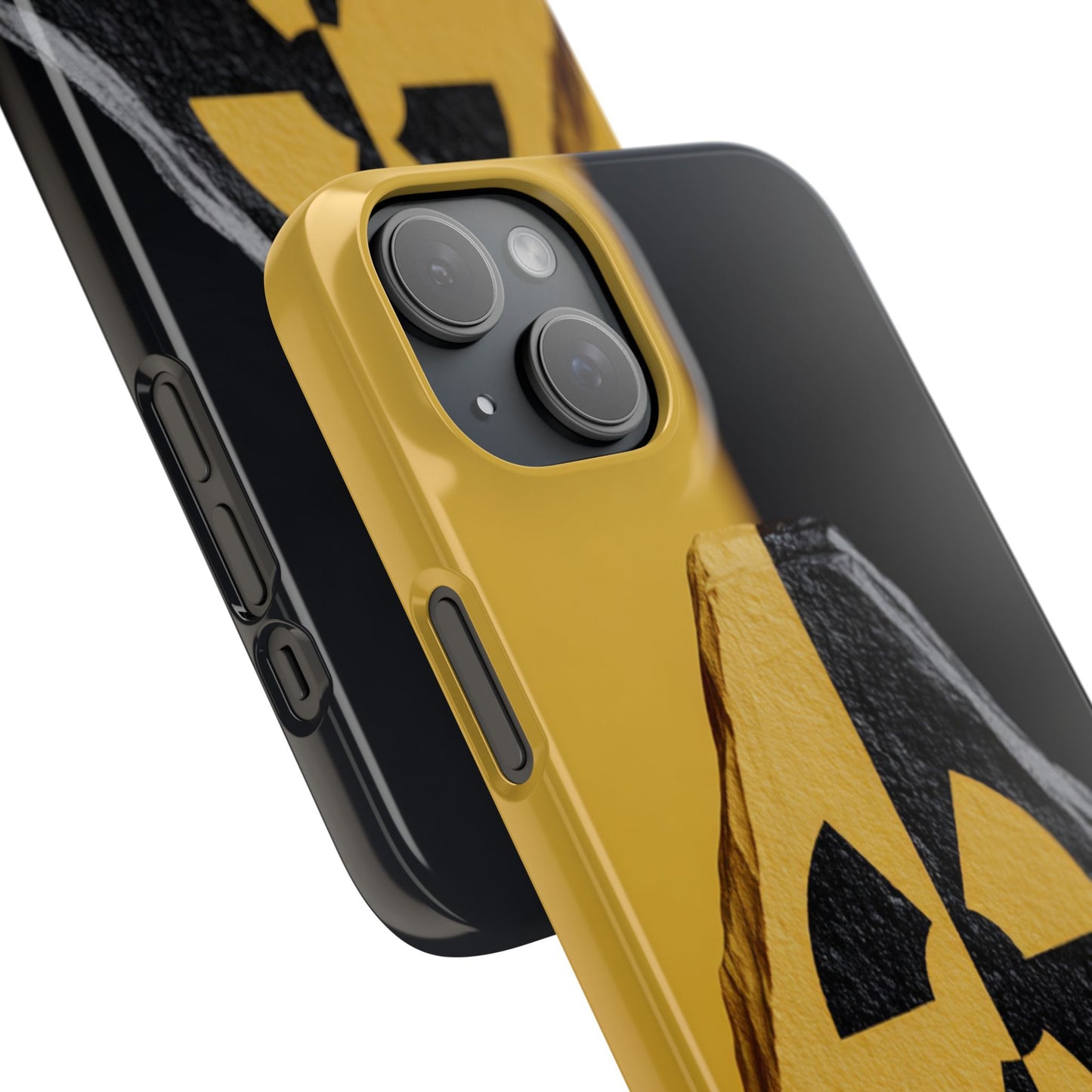 Bold Graphic Snap Case, Radiation Symbol Phone Cover, Trendy Phone Accessory, Unique Gift for Tech Lovers, Stylish Mobile Case
