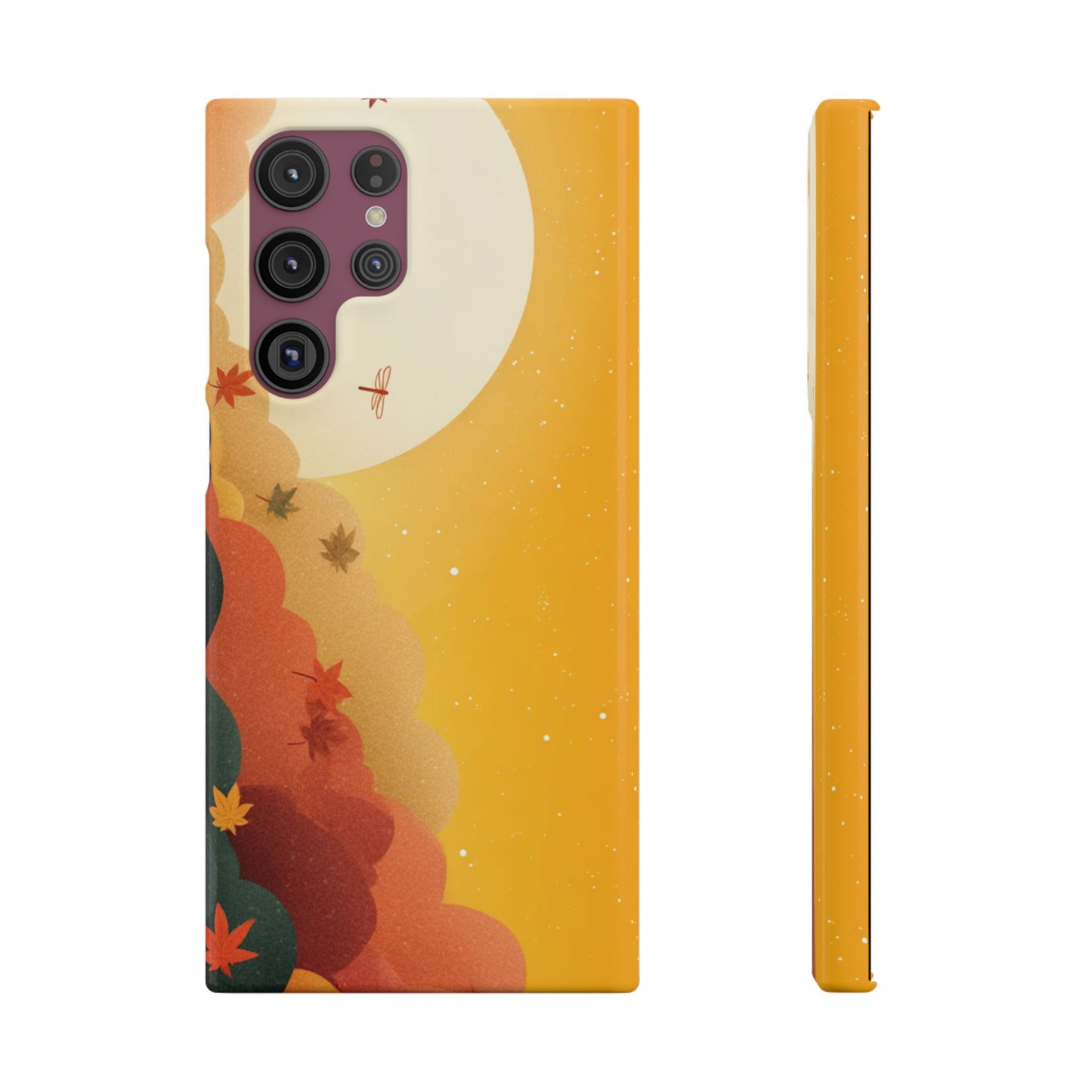 Autumn Sunset Snap Case, Fall Phone Cover, Nature-Themed Accessory, Gift for Her, Seasonal Aesthetic