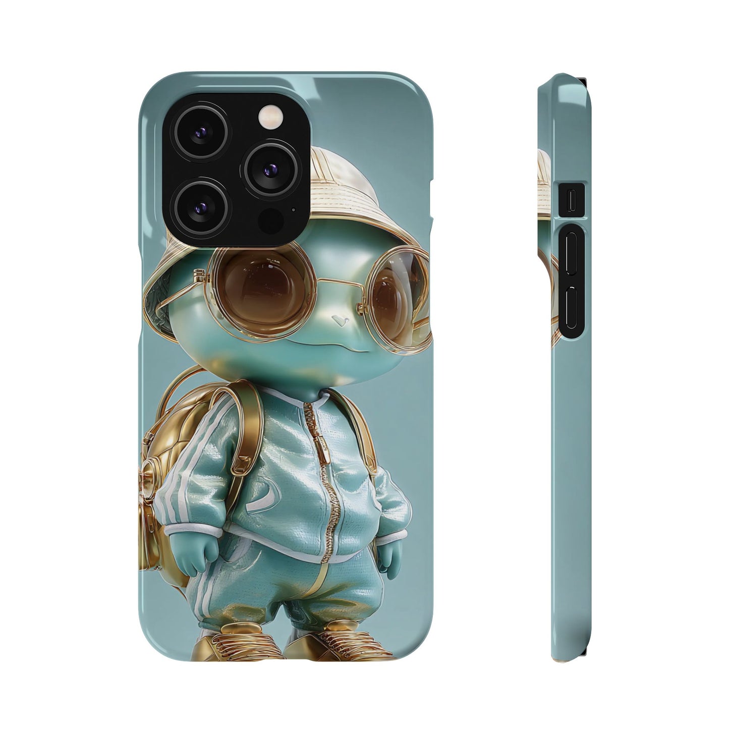 Trendy Character Snap Case for Phone, Cute Phone Cover, Gift for Kids, Cartoon Style Gadget Accessory, Fun Phone Protection
