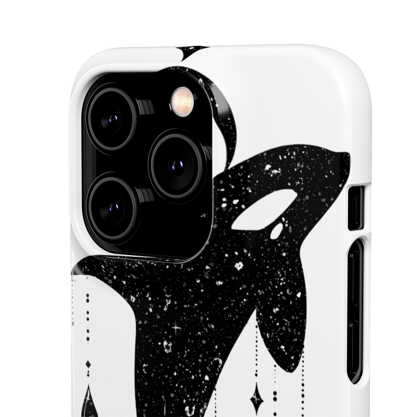 Celestial Orca Snap Case | Phone Cover, Whale Lover Gift, Cosmic Decor, Unique Art, Ocean Vibe