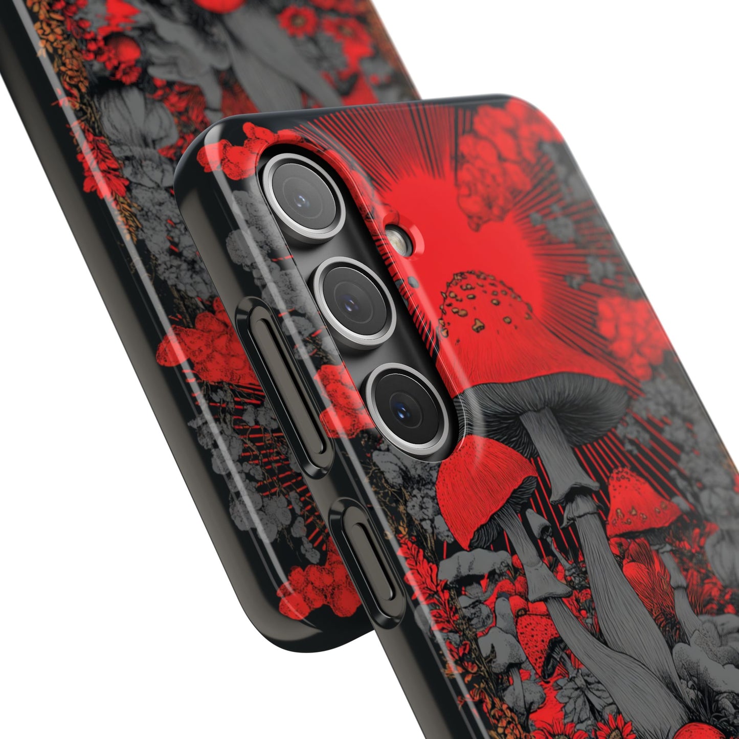 Fantasy Mushroom Snap Case Custom Phone Cover for iPhone and Samsung Mate and Glossy Avvialable