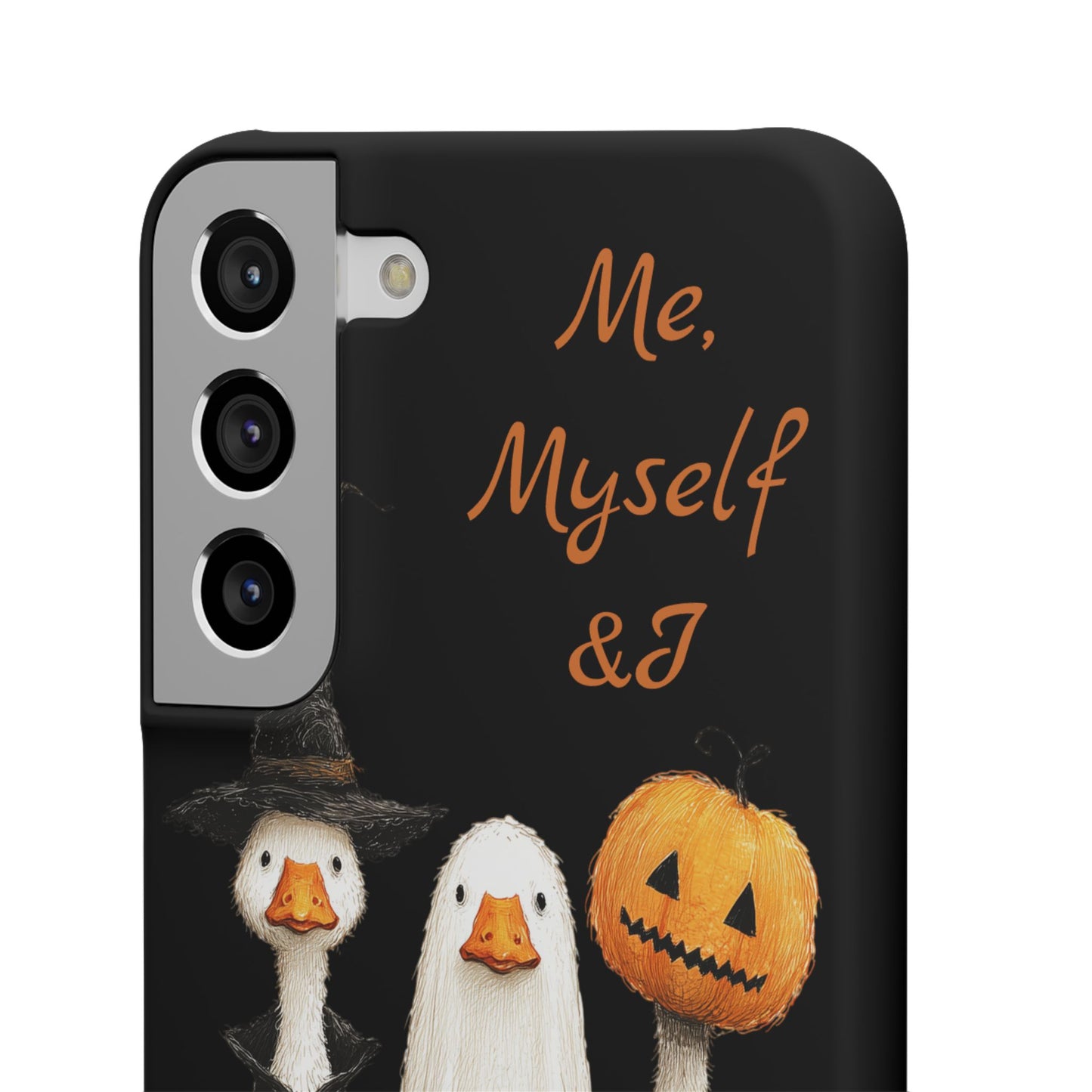 Halloween Goose Snap Case, Funny Goose Phone Case, Fall Accessories, Cute Halloween Gift, Me Myself & I Design