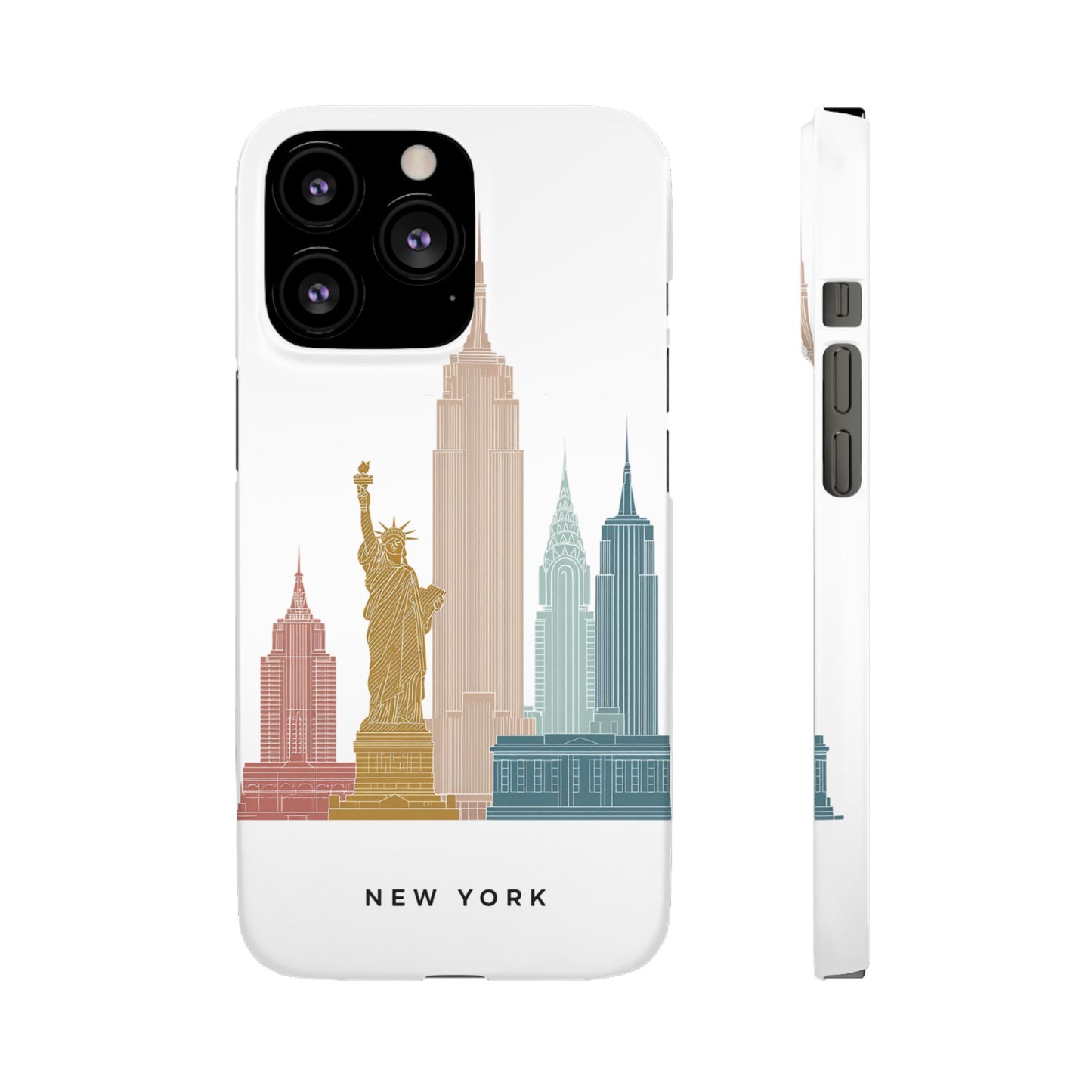 Stylish New York Snap Case, Urban Phone Cover, Cityscape Phone Case, Gift for Travelers, Trendy Protective Case