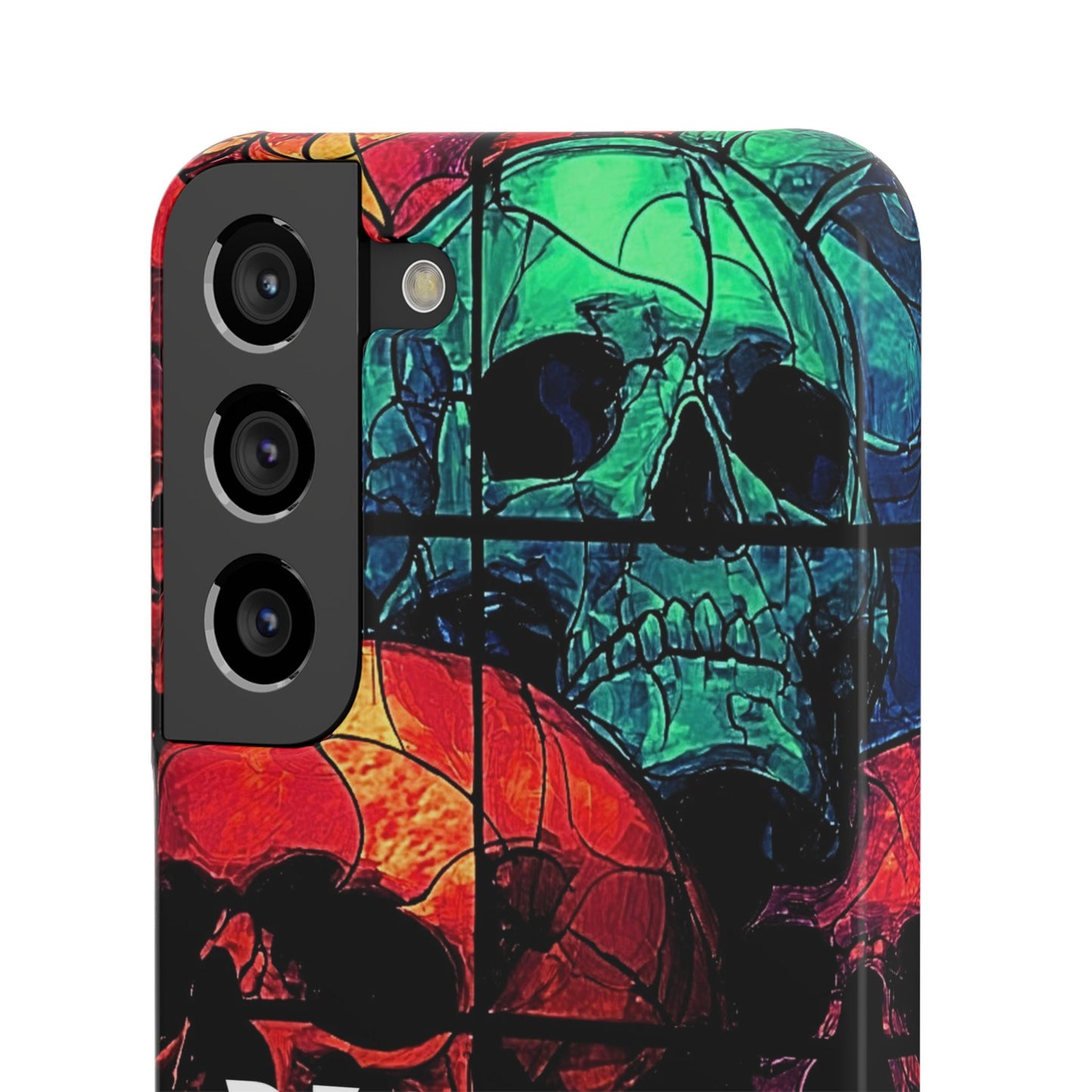 Halloween Custom Requiem Skull Snap Case Phone Cover for iPhone and Samsung