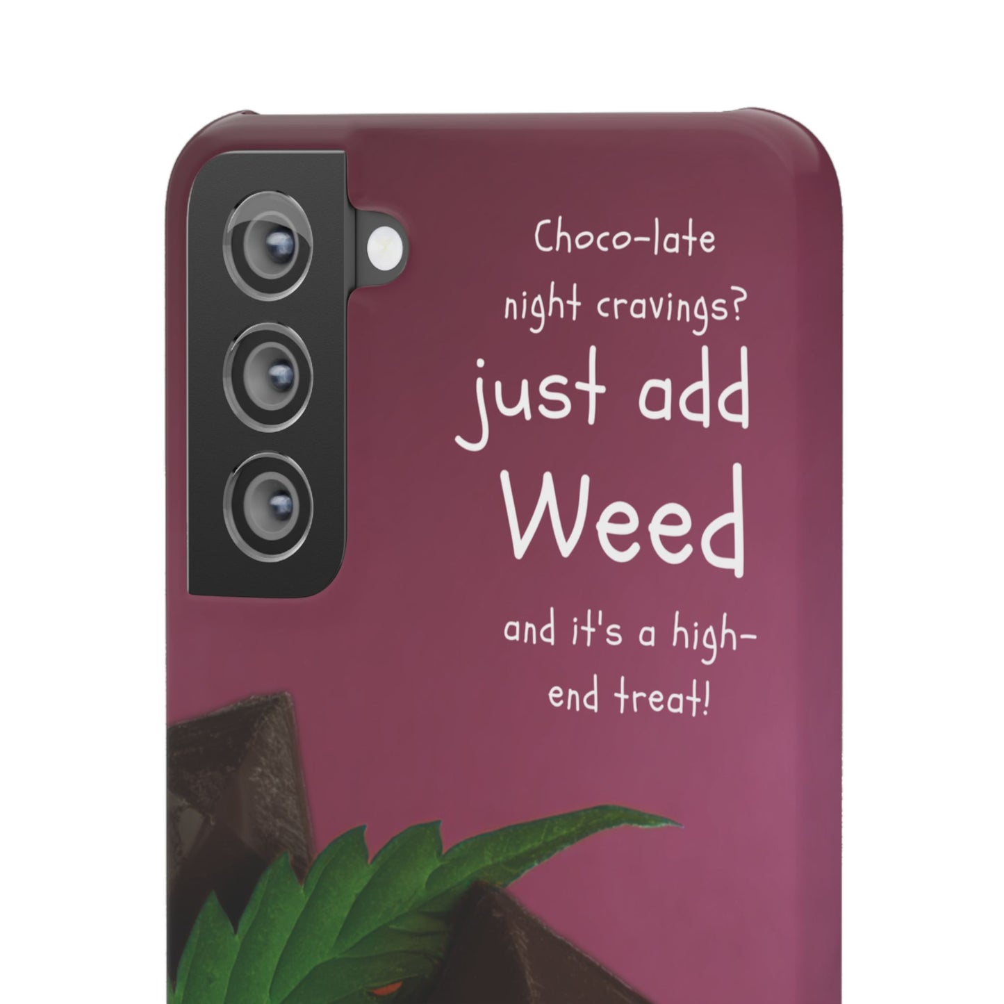 High-End Treat Snap Cases for Weed Enthusiasts Iphone and Samsung Phone Cover