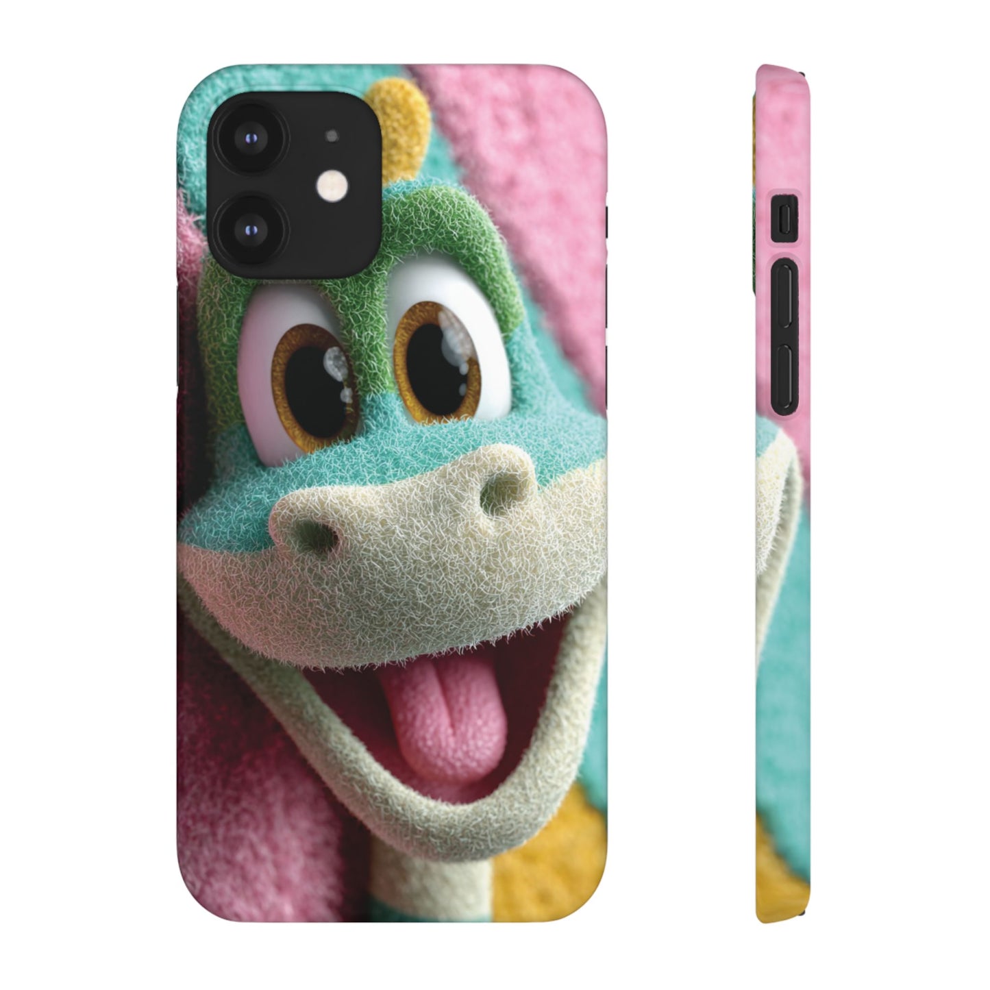 Fun Dino Snap Case for Kids | Cute Phone Cover | Colorful Mobile Accessory | Birthday Gift | Child's Tech Style