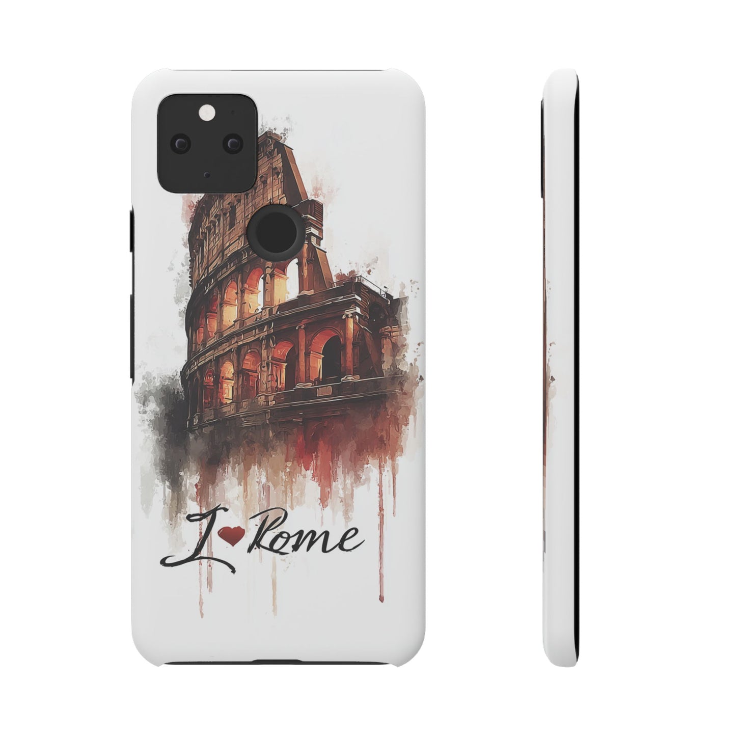 I Love Rome Snap Cases, Urban Phone Covers, Travel Accessories, Gift for Travelers, City Love Merch