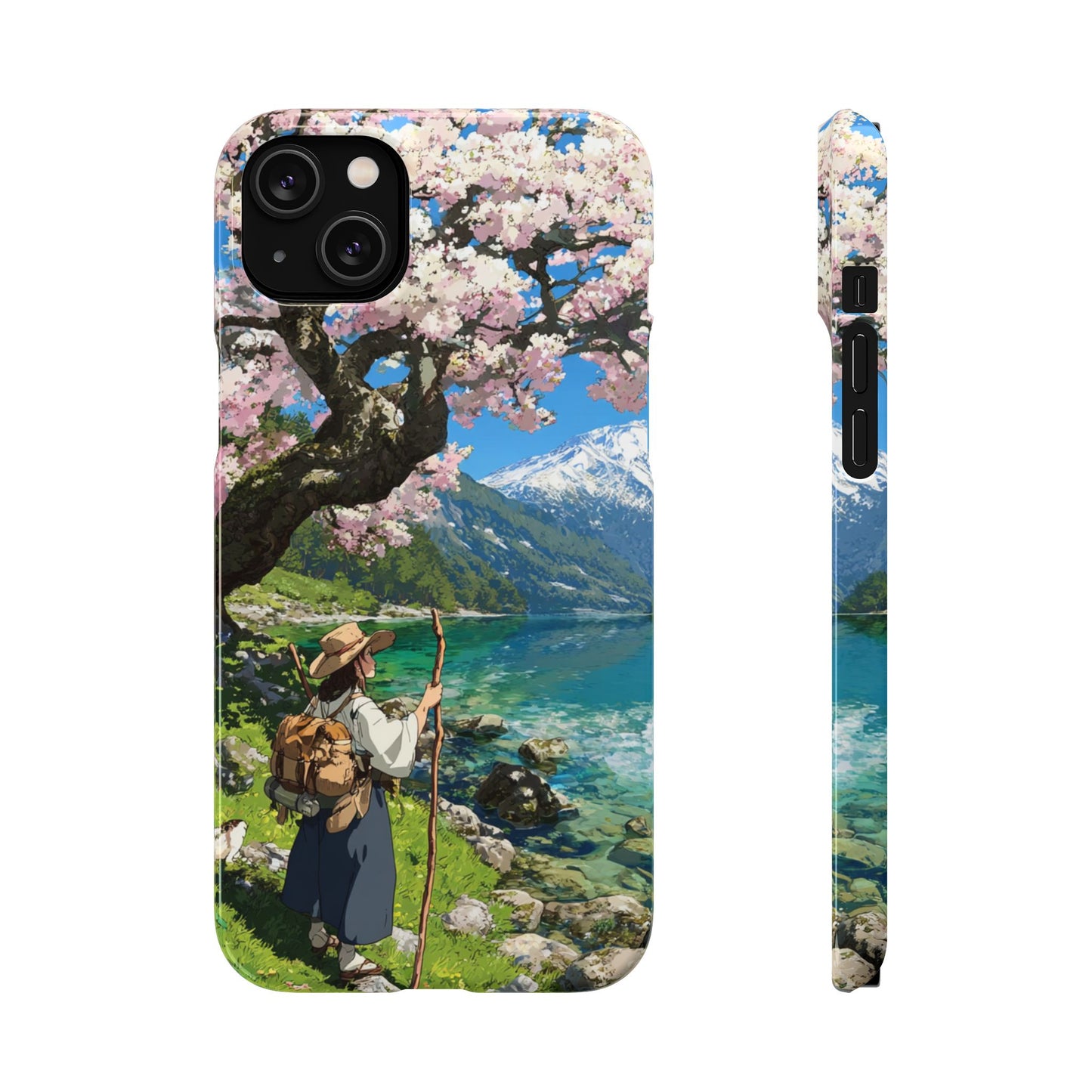 Nature-Inspired Snap Cases for Phone Protection, Floral Phone Covers, Cherry Blossom Aesthetic, Gifts for Nature Lovers, Spring Accessories