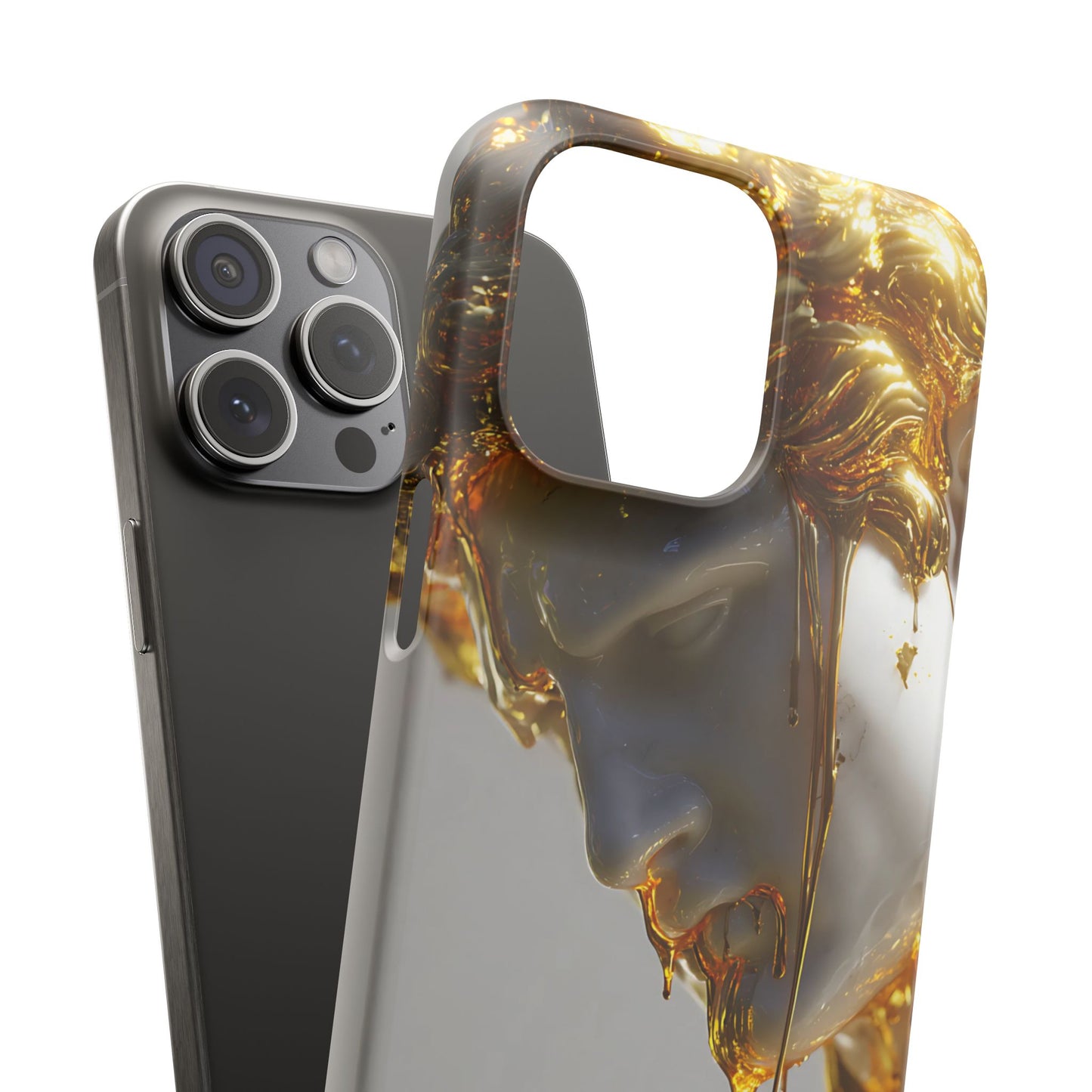 Gold Goddess Art Snap Case, Artistic Phone Cover, Unique Phone Accessory, Gift for Art Lovers, Stylish Protection
