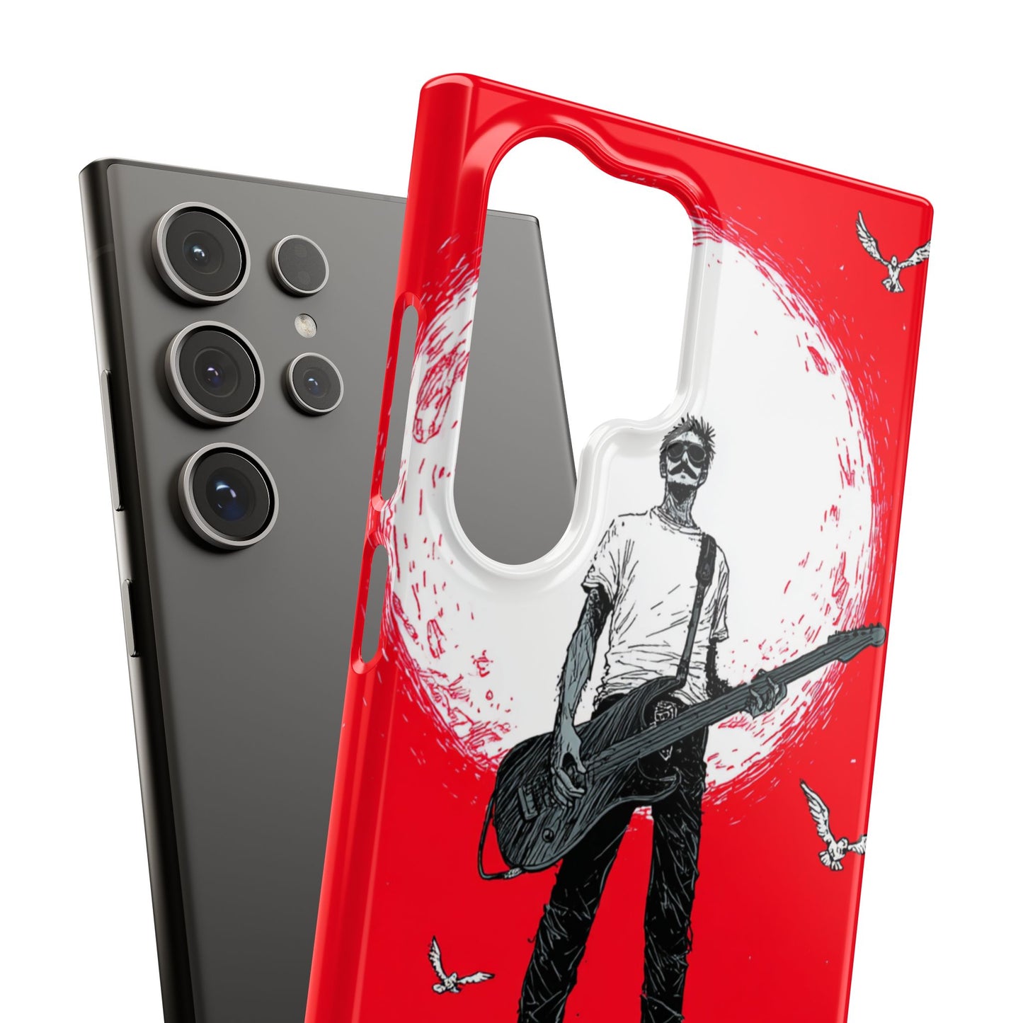 Rock & Roll Snap Cases - Music Lover's Phone Protection, Edgy Art, Gift for Guitarists, Cool Accessory for Teens