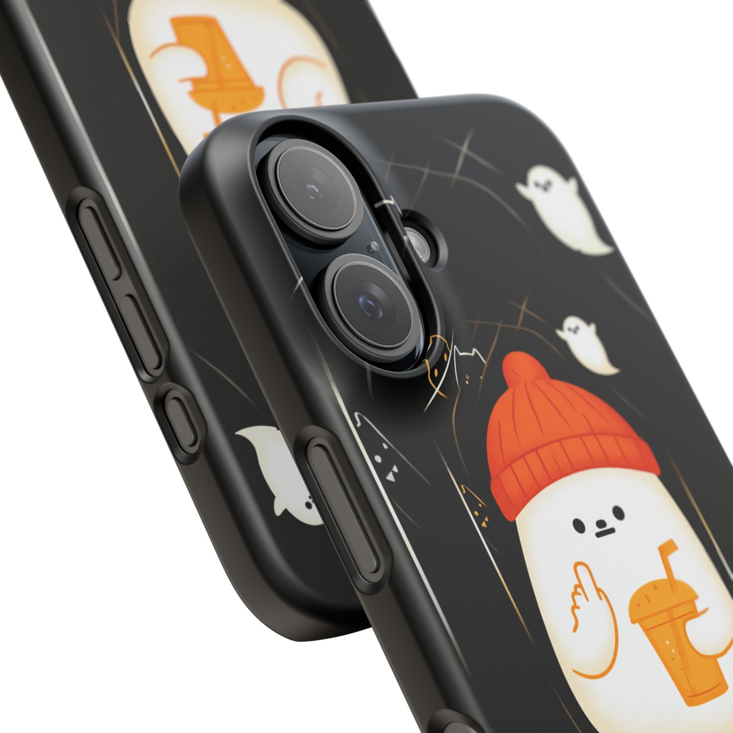 Spook You Halloween Ghost Snap Case Kawaii Protective Phone Cover for iPhone and Samsung