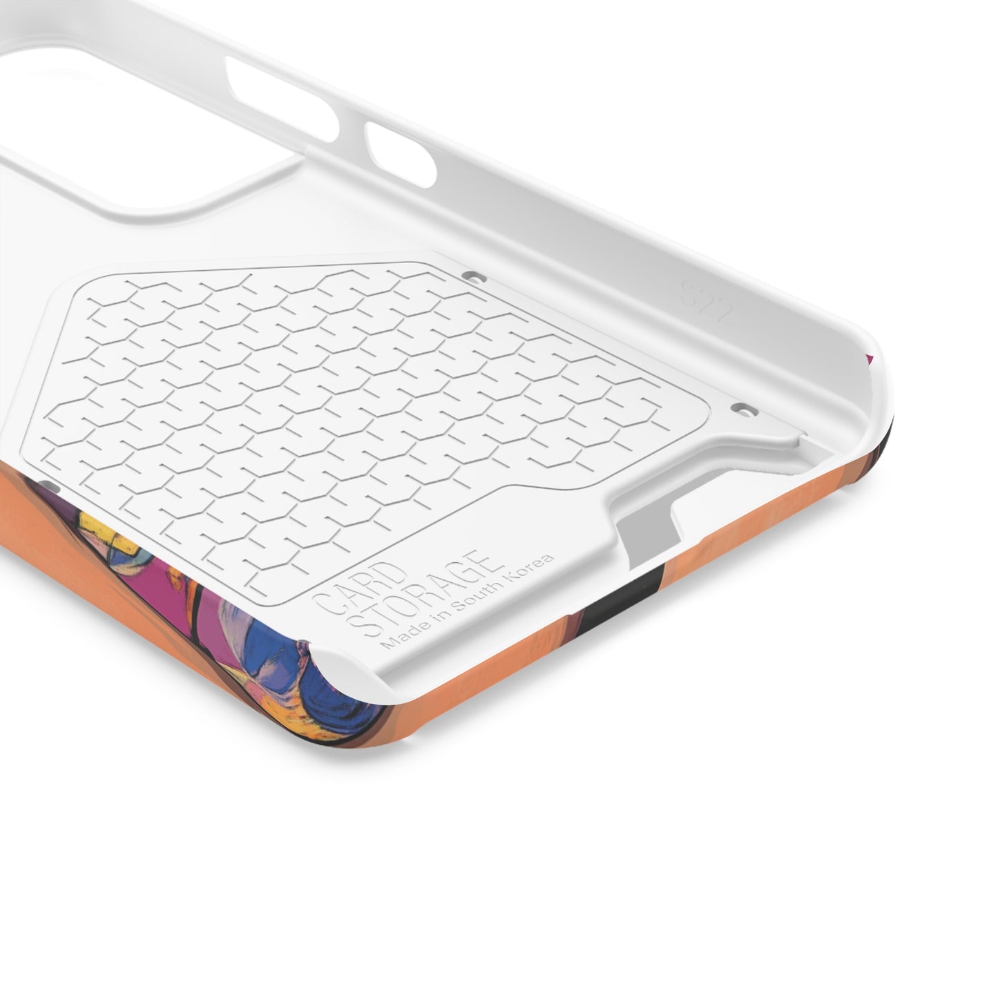 Vibrant Phone Case with Card Holder - Artistic Design for Fashion Lovers, Perfect Gift for Birthdays, Holidays, and Everyday Use