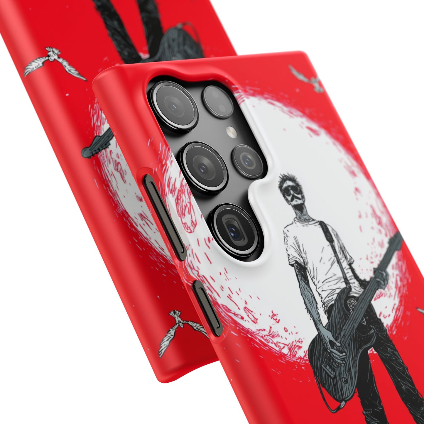 Rock & Roll Snap Cases - Music Lover's Phone Protection, Edgy Art, Gift for Guitarists, Cool Accessory for Teens