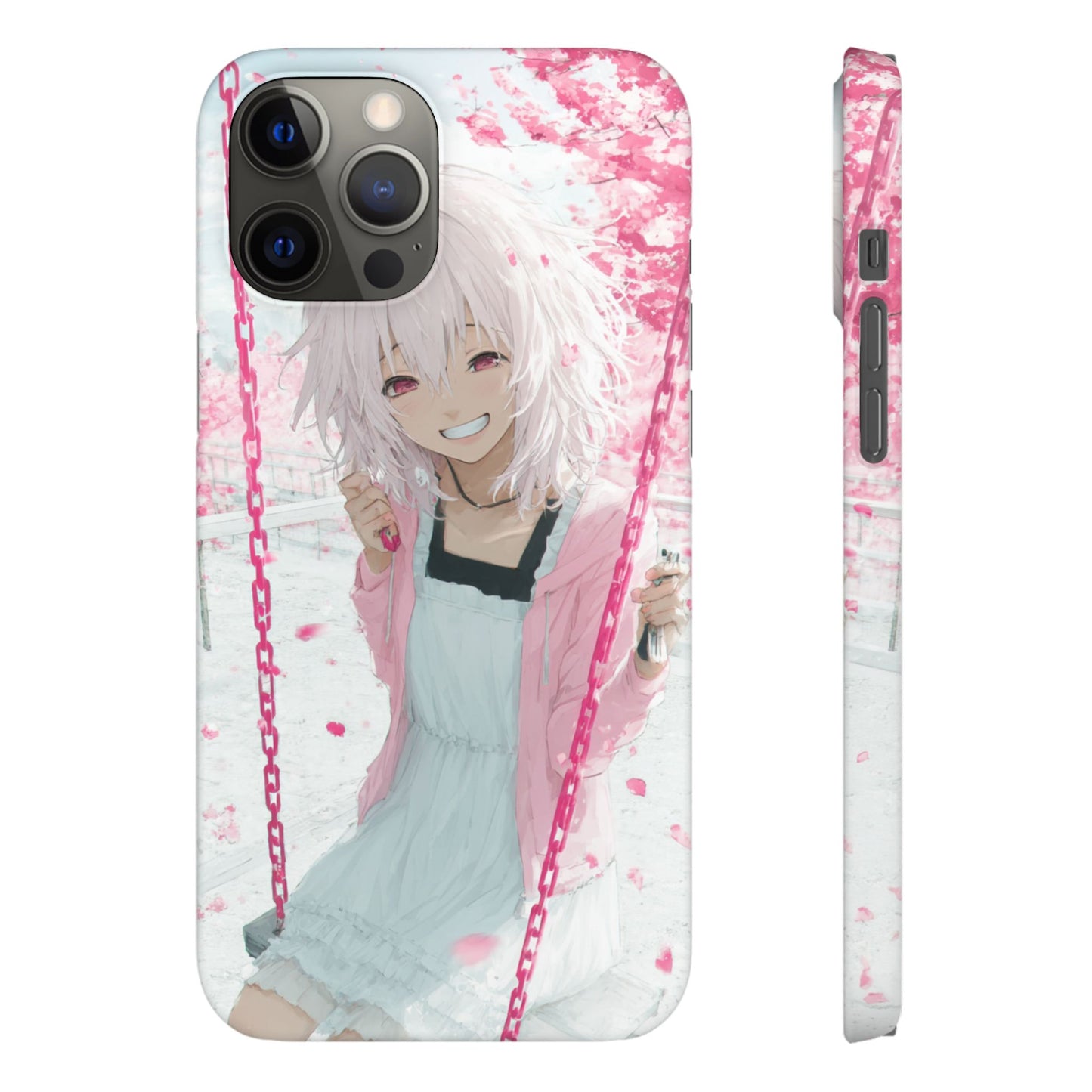 Anime Character Snap Cases for Phone, Cute Aesthetic Phone Cover, Gifts for Otaku, Floral Design, Unique Phone Cases