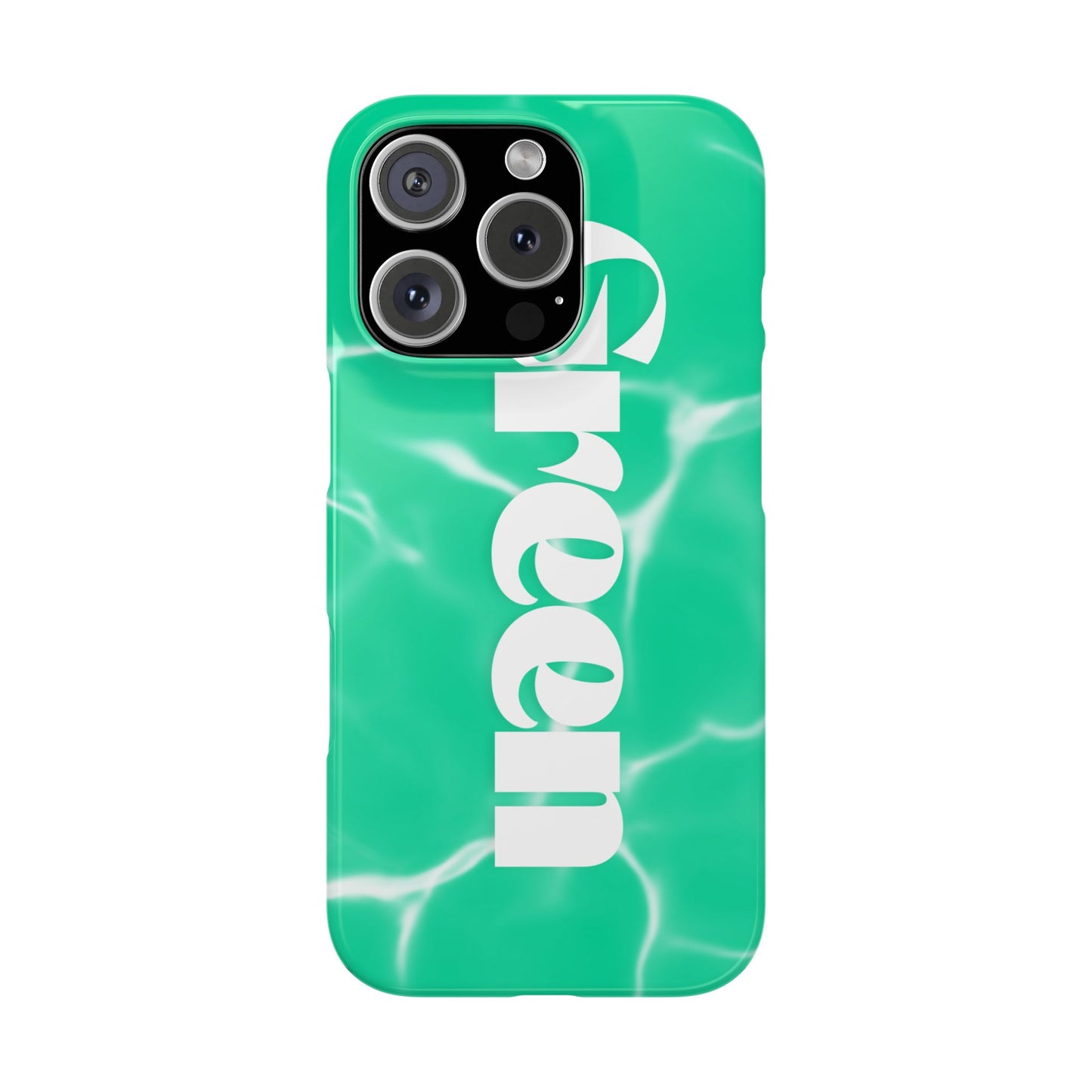 Aqua Pool Vibe Snap Case, Tropical Phone Cover, Summer Accessory, Trendy Gift for Friends, Beach Lover's Essential