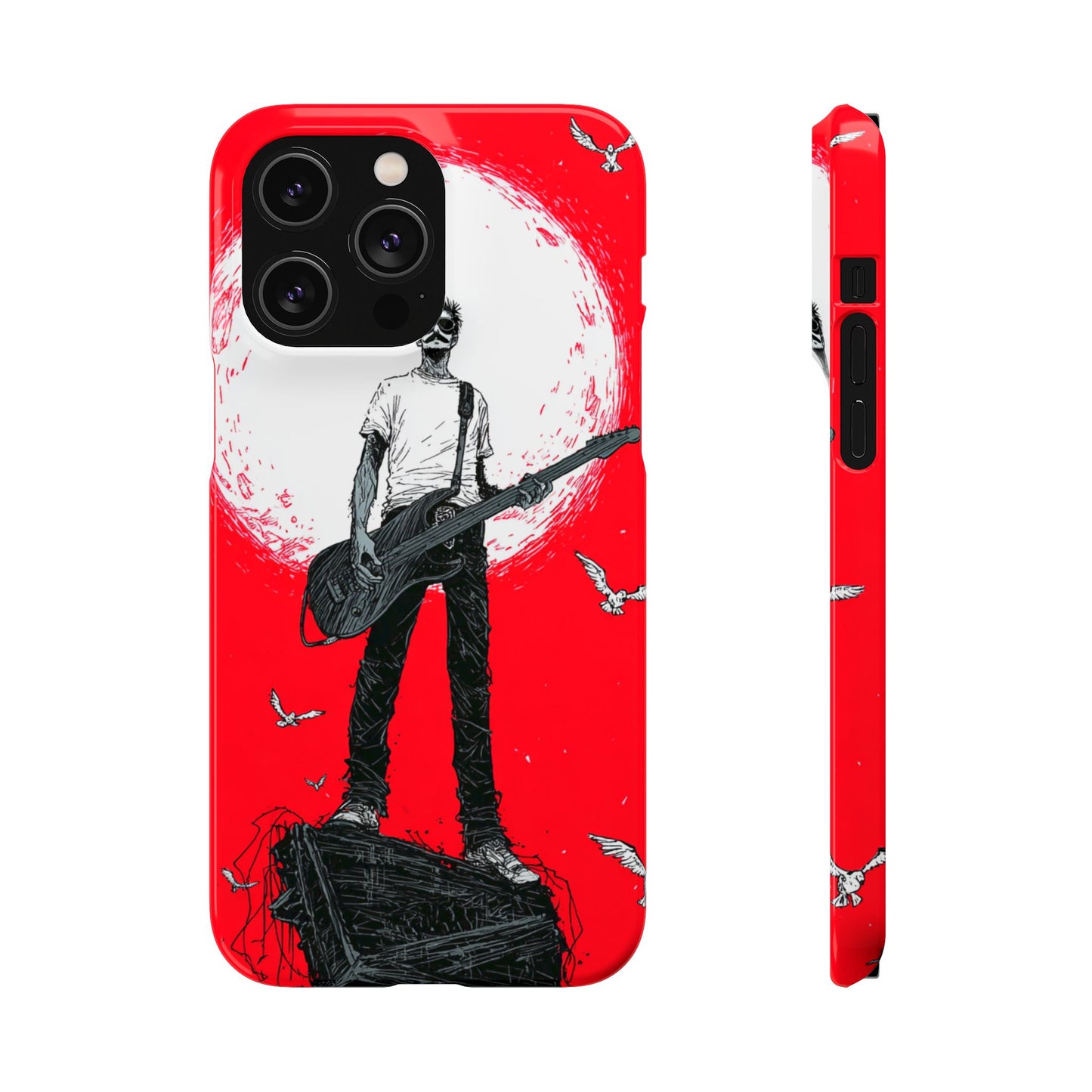 Rock & Roll Snap Cases - Music Lover's Phone Protection, Edgy Art, Gift for Guitarists, Cool Accessory for Teens