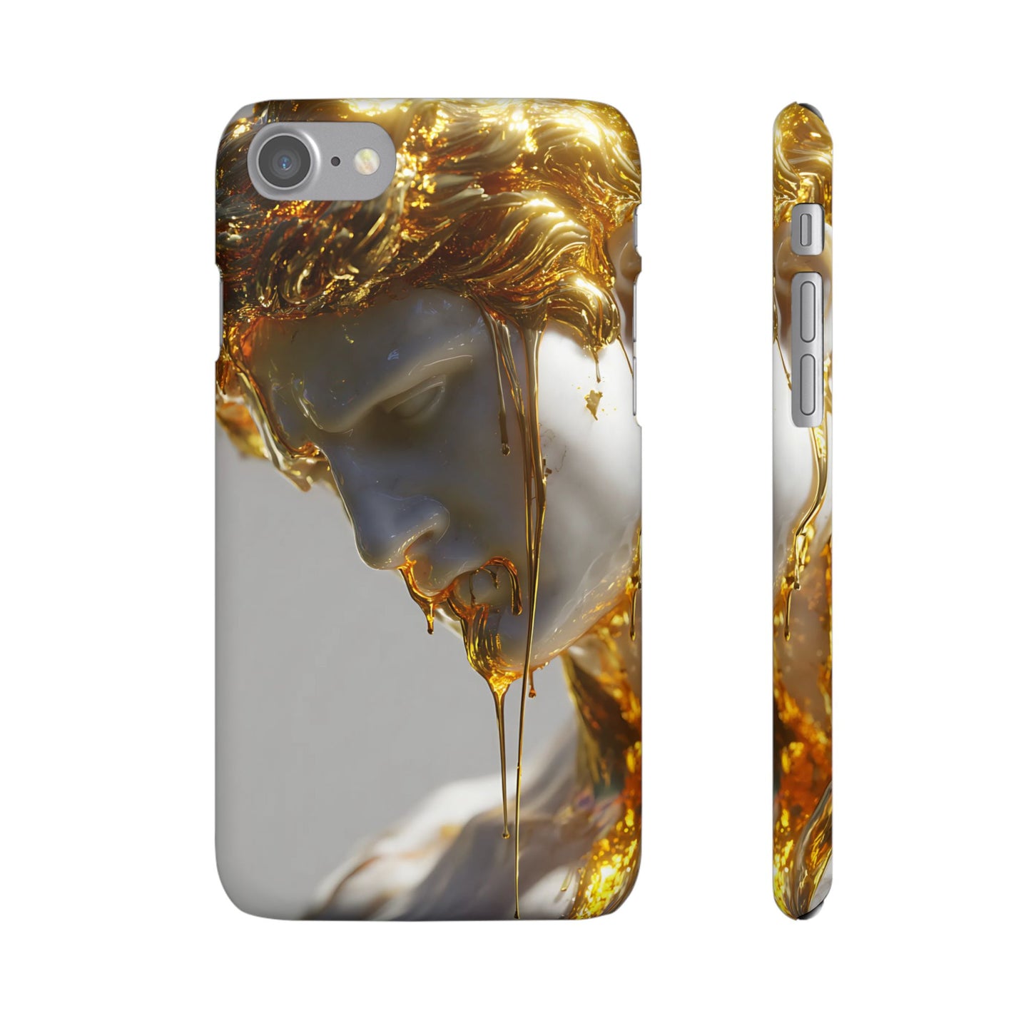 Gold Goddess Art Snap Case, Artistic Phone Cover, Unique Phone Accessory, Gift for Art Lovers, Stylish Protection