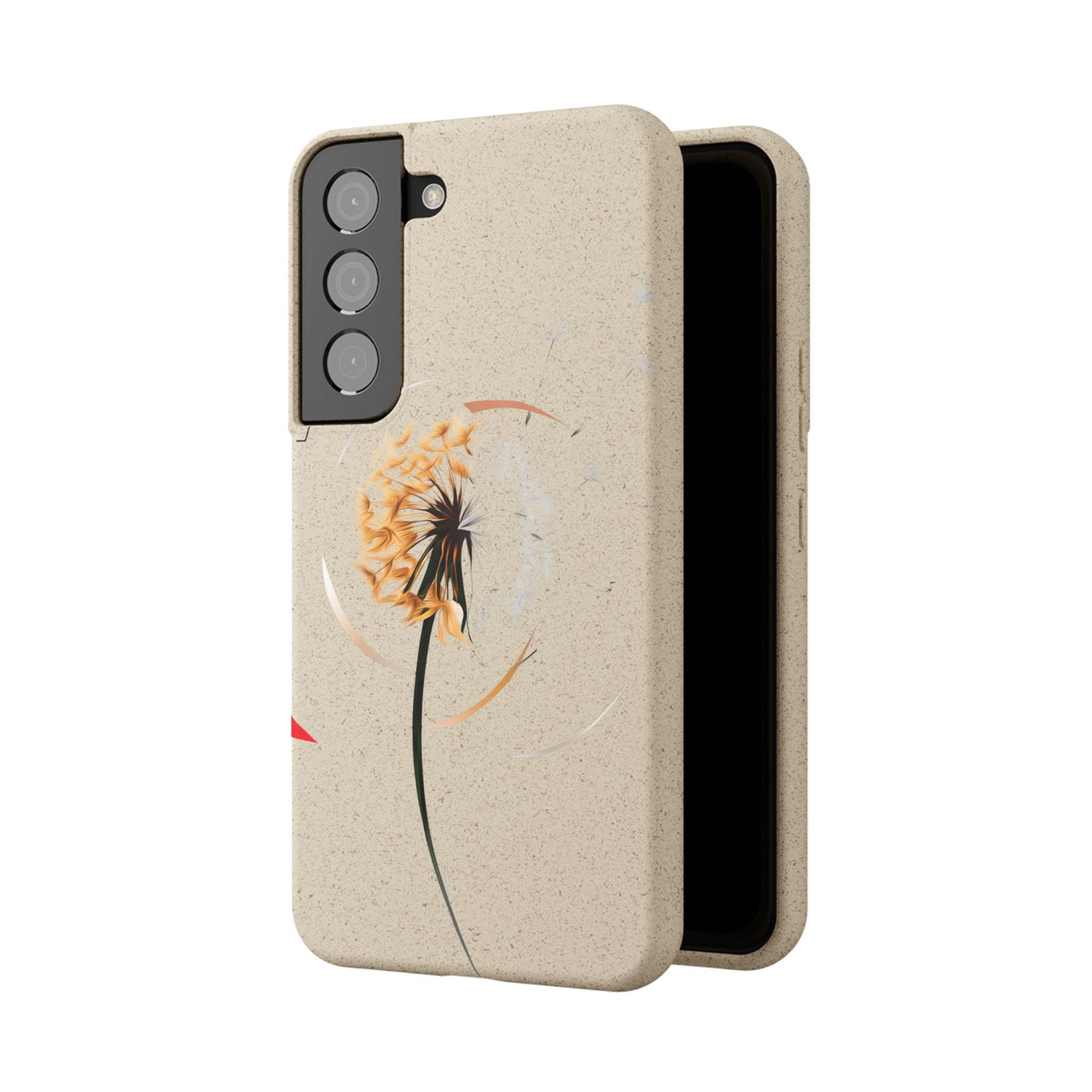 Plastic Free Eco-Friendly Phone Cases with Floral Design Sustainable Gift for Iphone and Samsungs