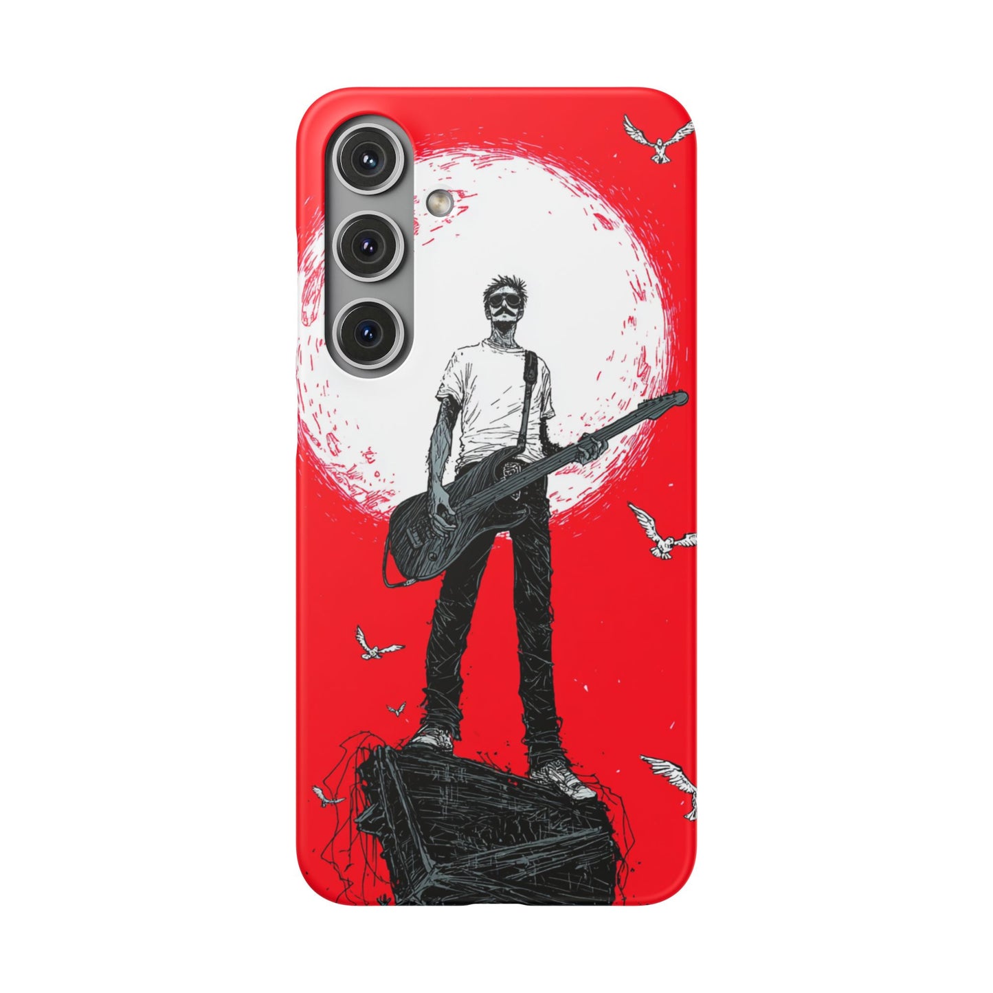 Rock & Roll Snap Cases - Music Lover's Phone Protection, Edgy Art, Gift for Guitarists, Cool Accessory for Teens