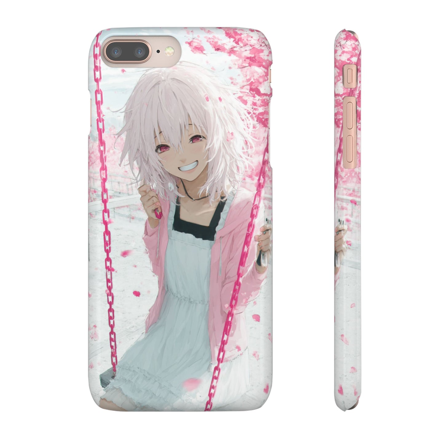Anime Character Snap Cases for Phone, Cute Aesthetic Phone Cover, Gifts for Otaku, Floral Design, Unique Phone Cases