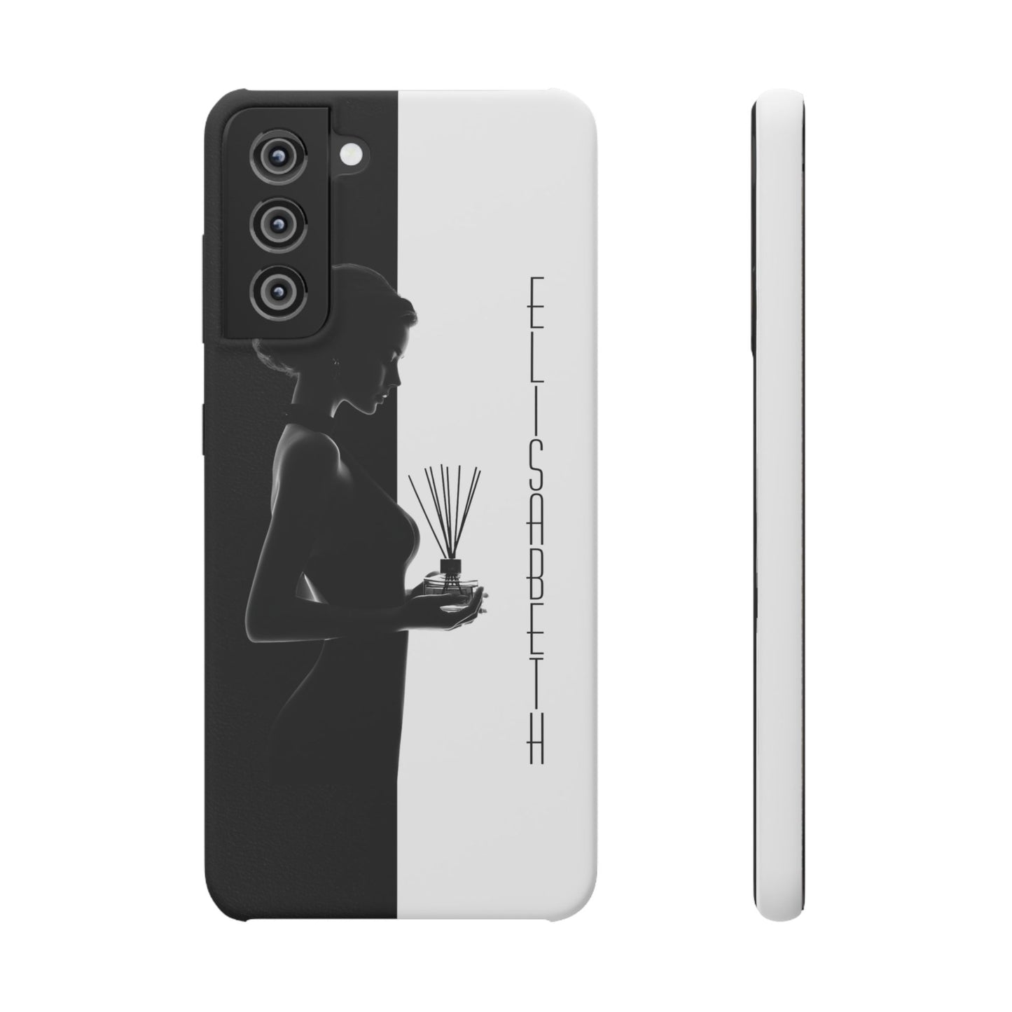 Custom Black and White Snap Case for Women Phone Cover for iPhone and Samsung