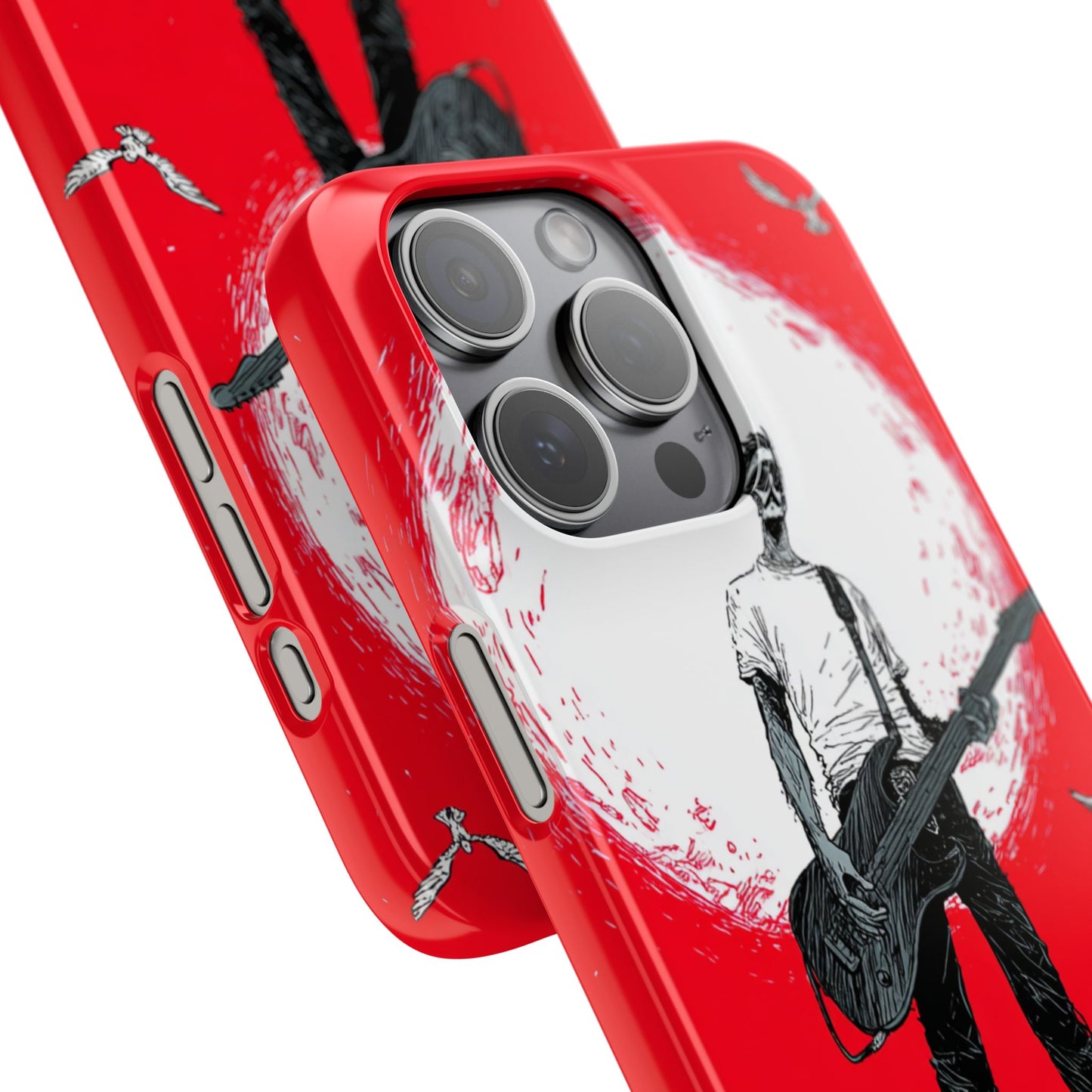 Rock & Roll Snap Cases - Music Lover's Phone Protection, Edgy Art, Gift for Guitarists, Cool Accessory for Teens
