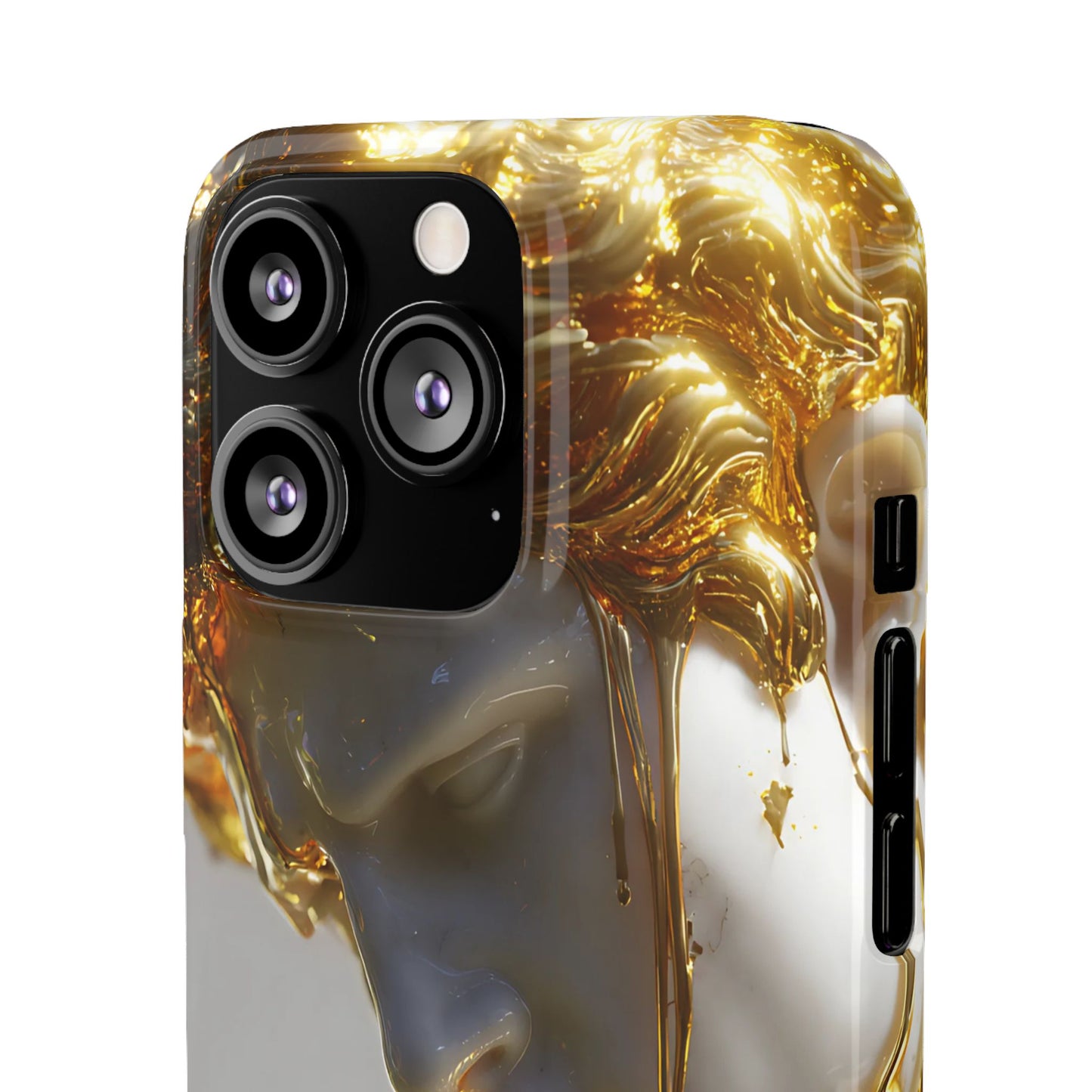 Gold Goddess Art Snap Case, Artistic Phone Cover, Unique Phone Accessory, Gift for Art Lovers, Stylish Protection