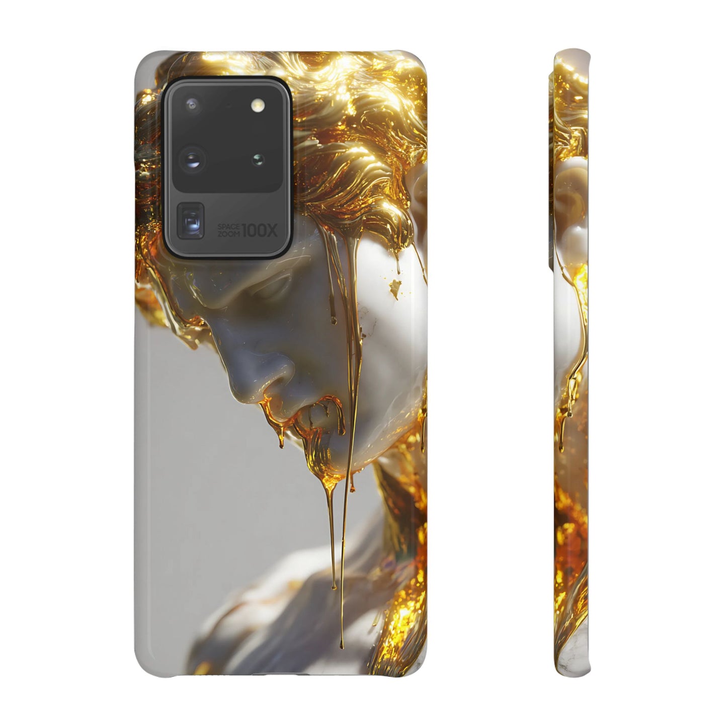 Gold Goddess Art Snap Case, Artistic Phone Cover, Unique Phone Accessory, Gift for Art Lovers, Stylish Protection