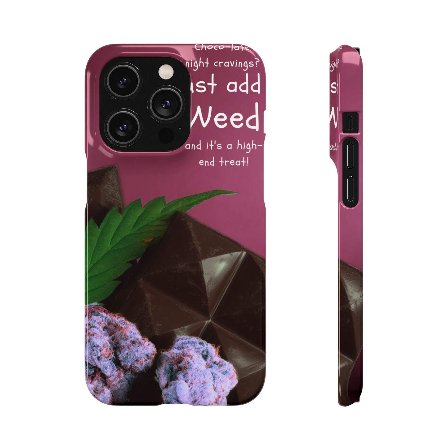 High-End Treat Snap Cases for Weed Enthusiasts Iphone and Samsung Phone Cover