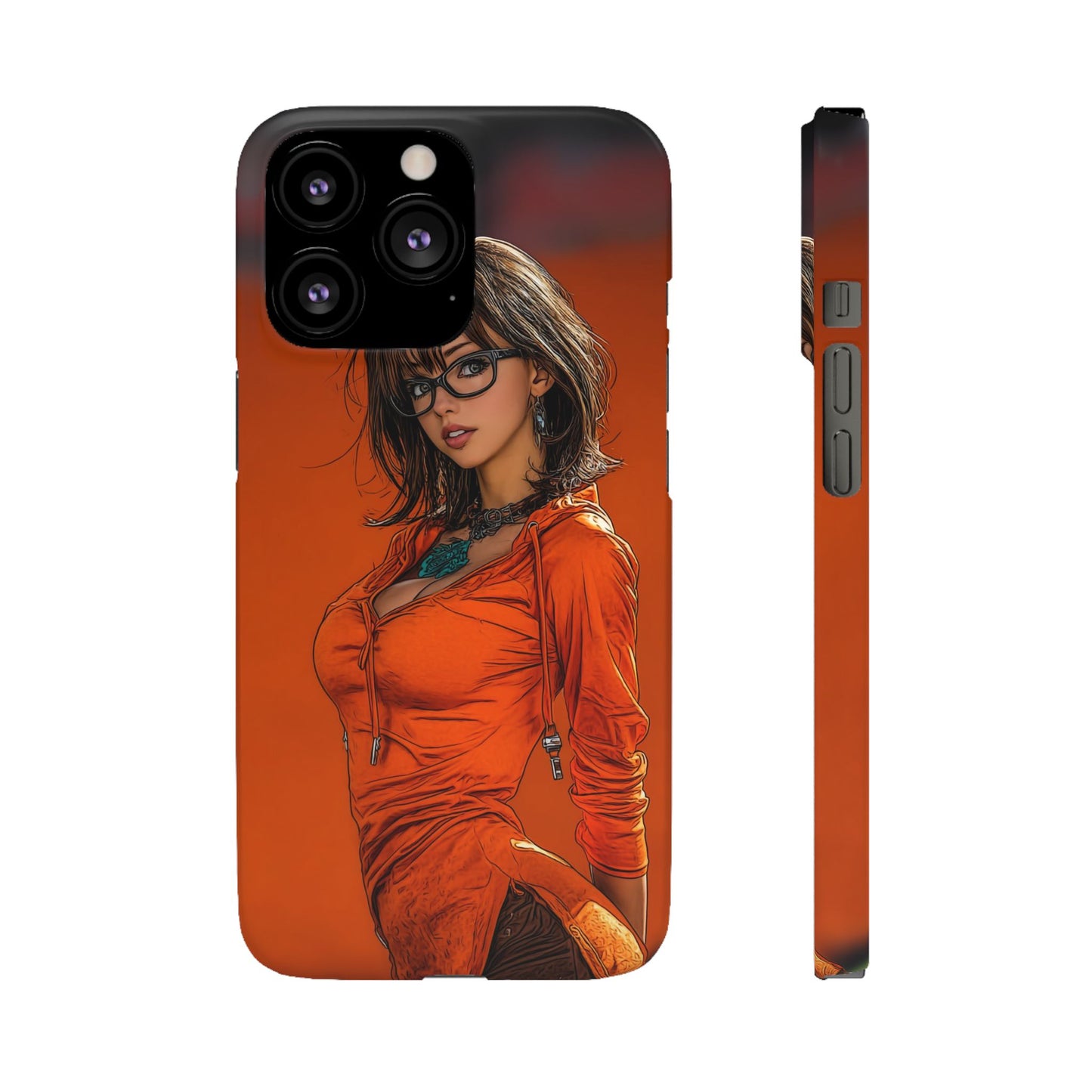 Velma Dinkley Cleveland Browns Fan Snap Cases, Phone Cover, Cartoon Style Art, Custom Case, Protective Shell