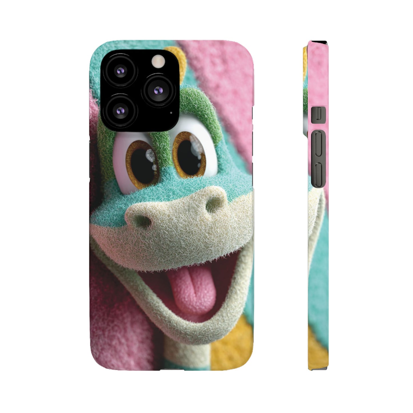 Fun Dino Snap Case for Kids | Cute Phone Cover | Colorful Mobile Accessory | Birthday Gift | Child's Tech Style