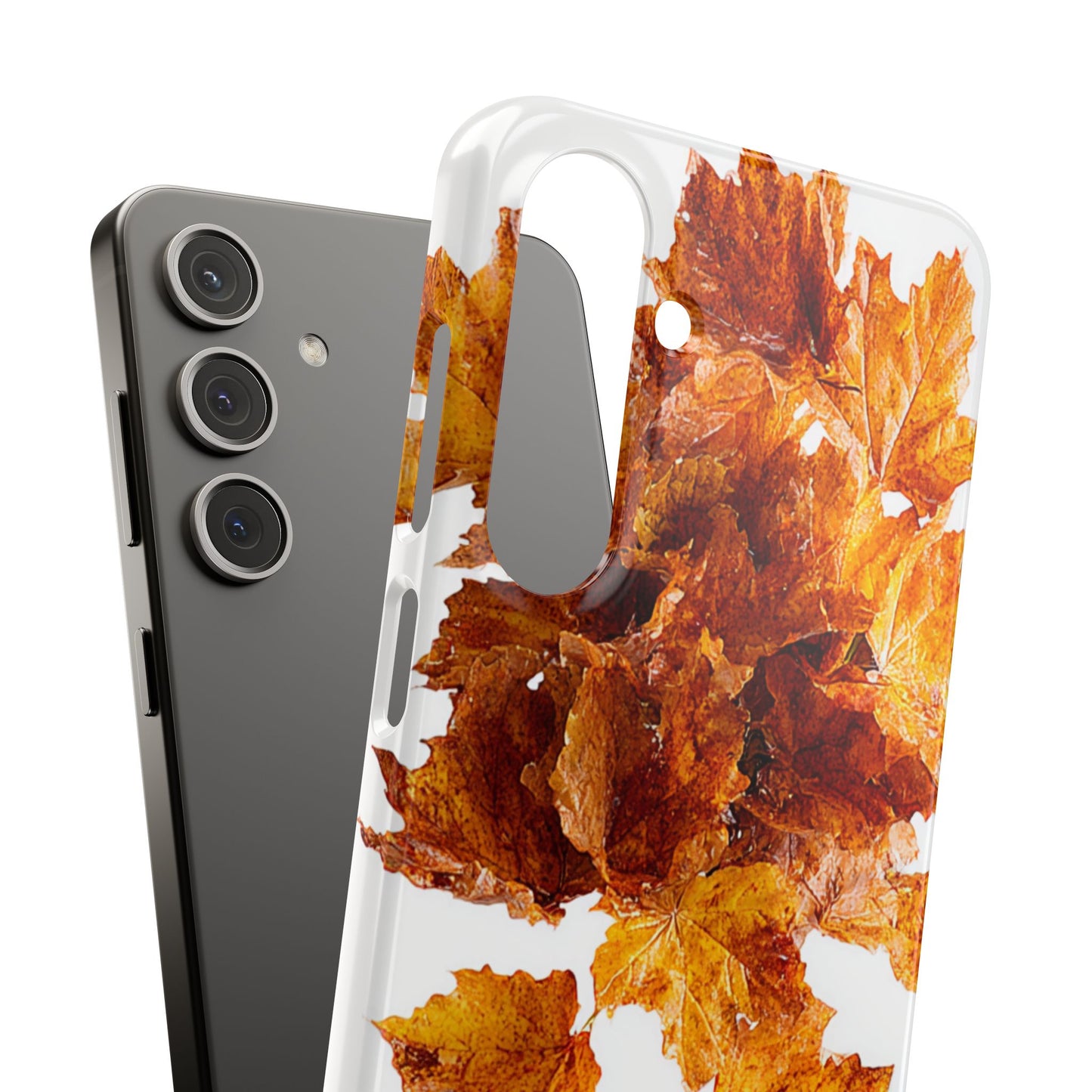 Autumn Leaf Phone Case | Fall Snap Cases, Phone Accessories, Nature Lover Gift, Seasonal Decor, Cozy Fall Vibes