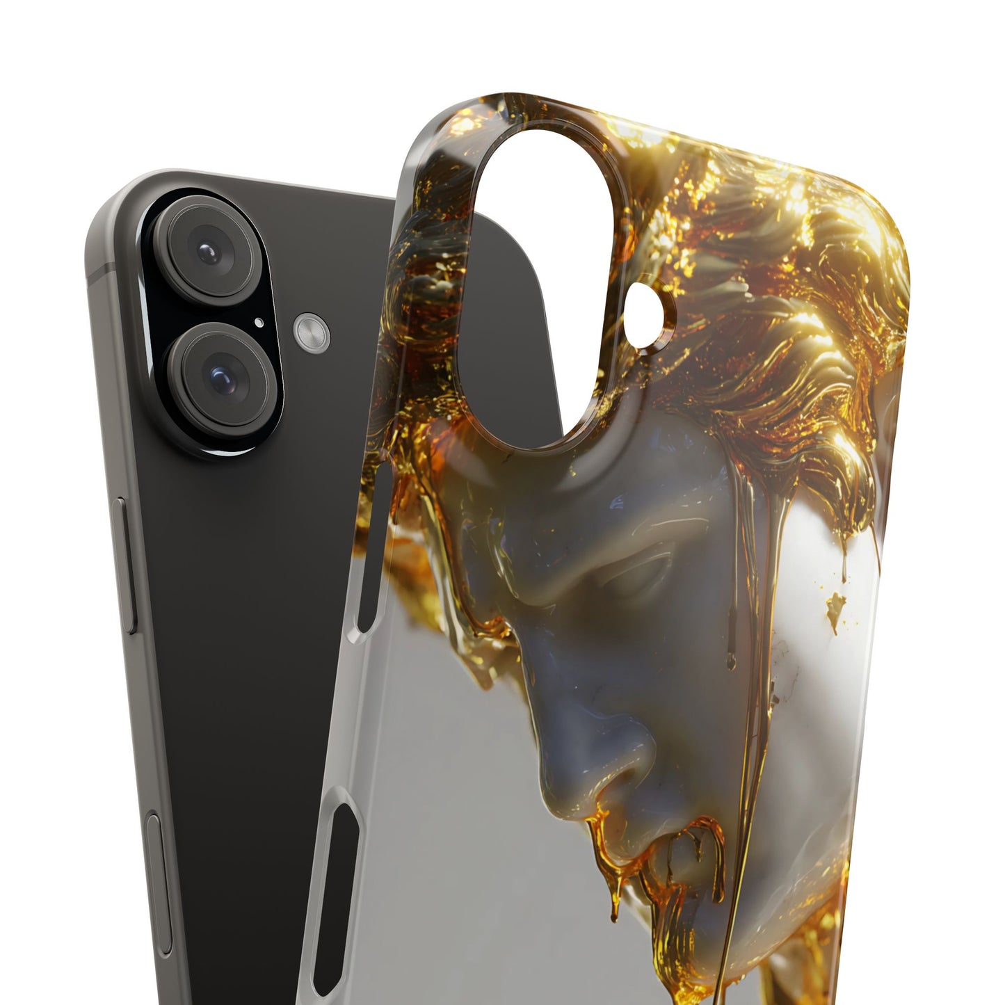 Gold Goddess Art Snap Case, Artistic Phone Cover, Unique Phone Accessory, Gift for Art Lovers, Stylish Protection