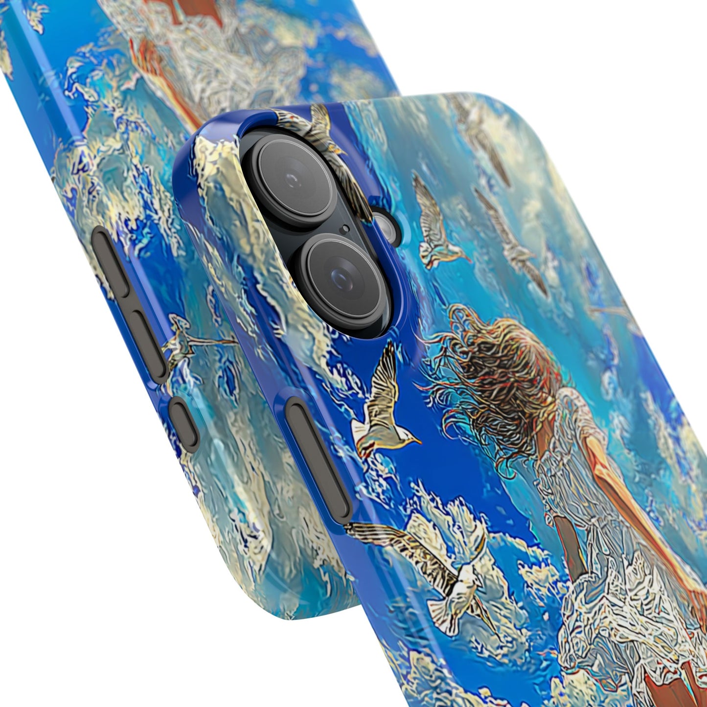 Dreamy Seaside Snap Case, Ocean Waves Phone Cover, Summer Vibe Gift, Cute Aesthetic Accessory, Beach Lover Case