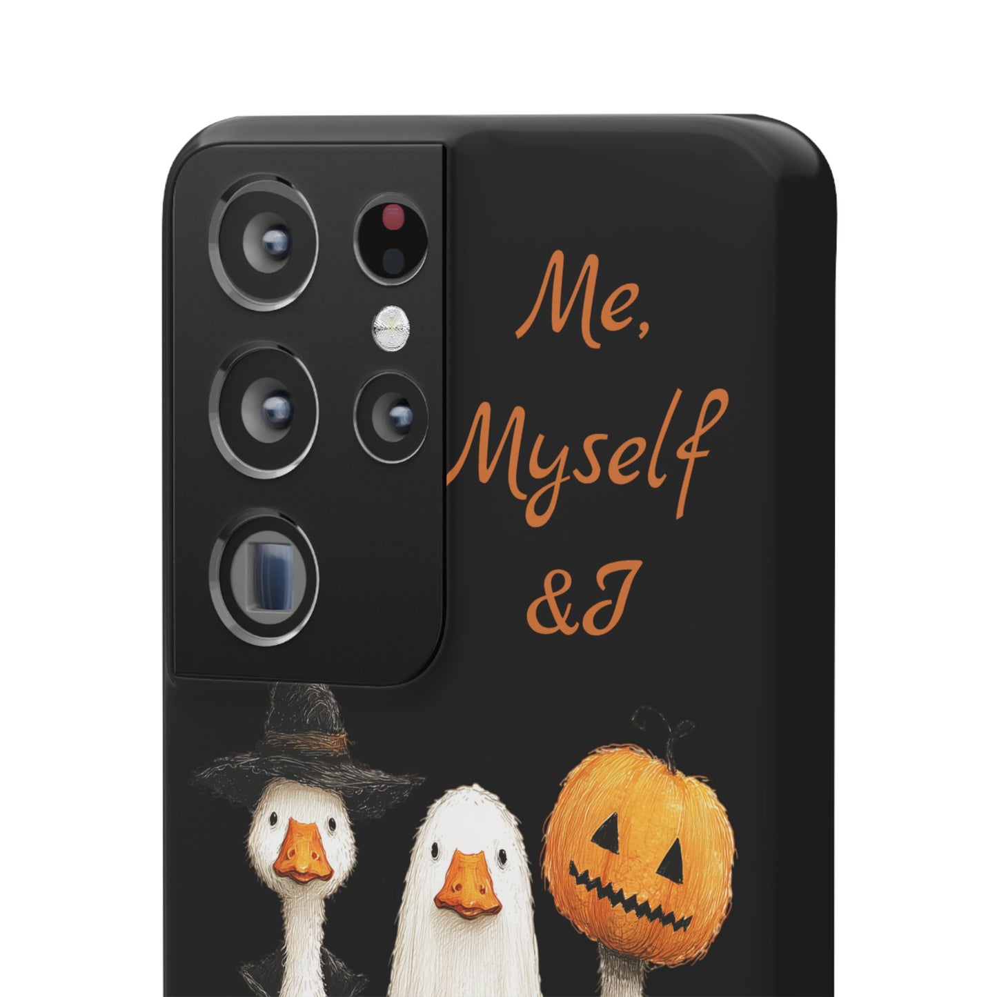 Halloween Goose Snap Case, Funny Goose Phone Case, Fall Accessories, Cute Halloween Gift, Me Myself & I Design