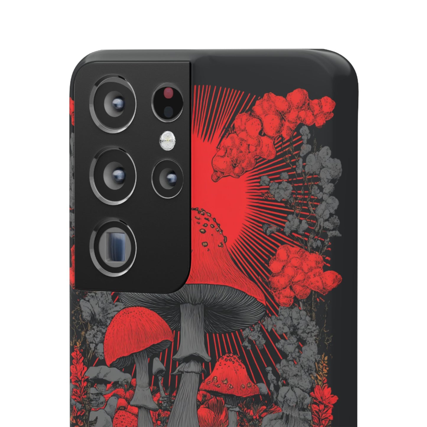 Fantasy Mushroom Snap Case Custom Phone Cover for iPhone and Samsung Mate and Glossy Avvialable