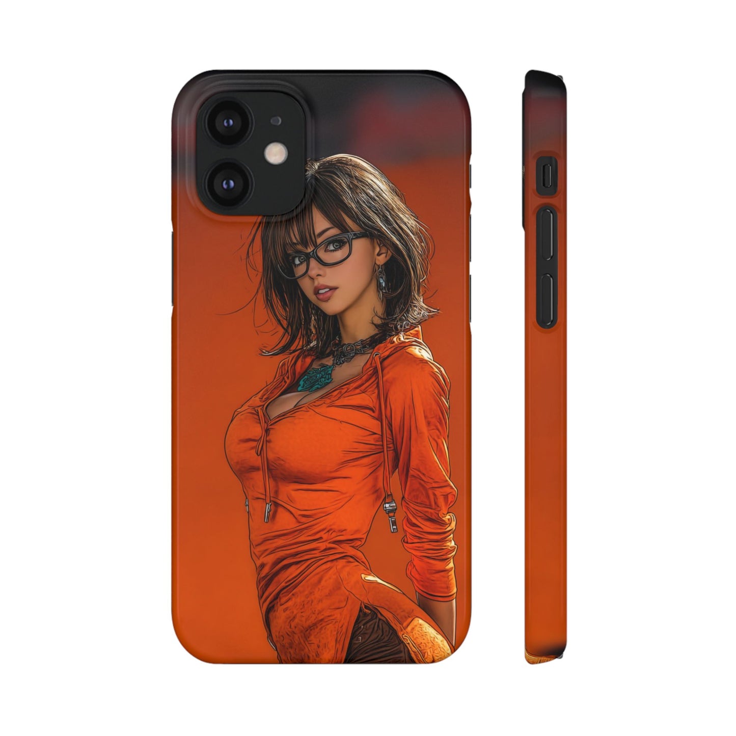 Velma Dinkley Cleveland Browns Fan Snap Cases, Phone Cover, Cartoon Style Art, Custom Case, Protective Shell