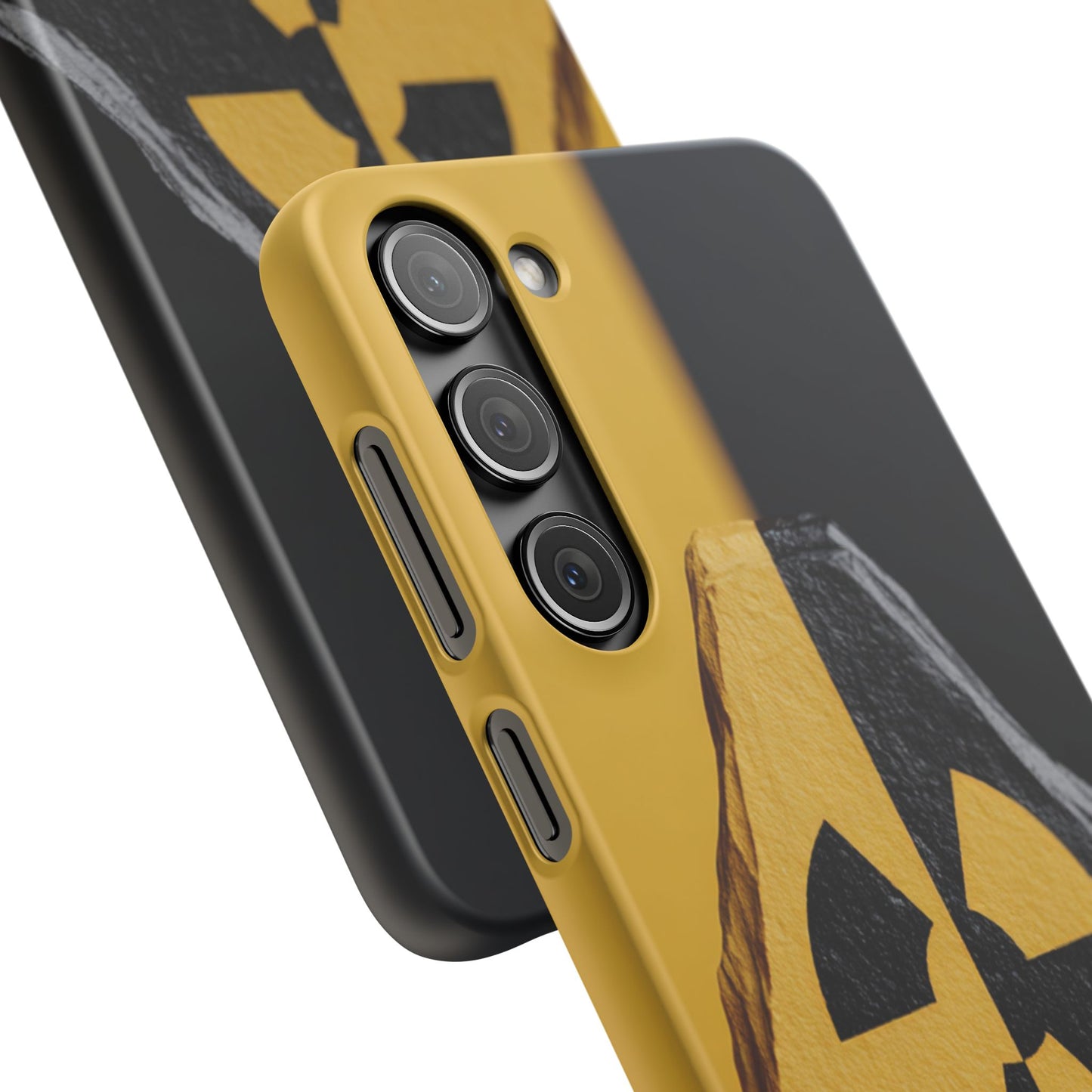 Bold Graphic Snap Case, Radiation Symbol Phone Cover, Trendy Phone Accessory, Unique Gift for Tech Lovers, Stylish Mobile Case