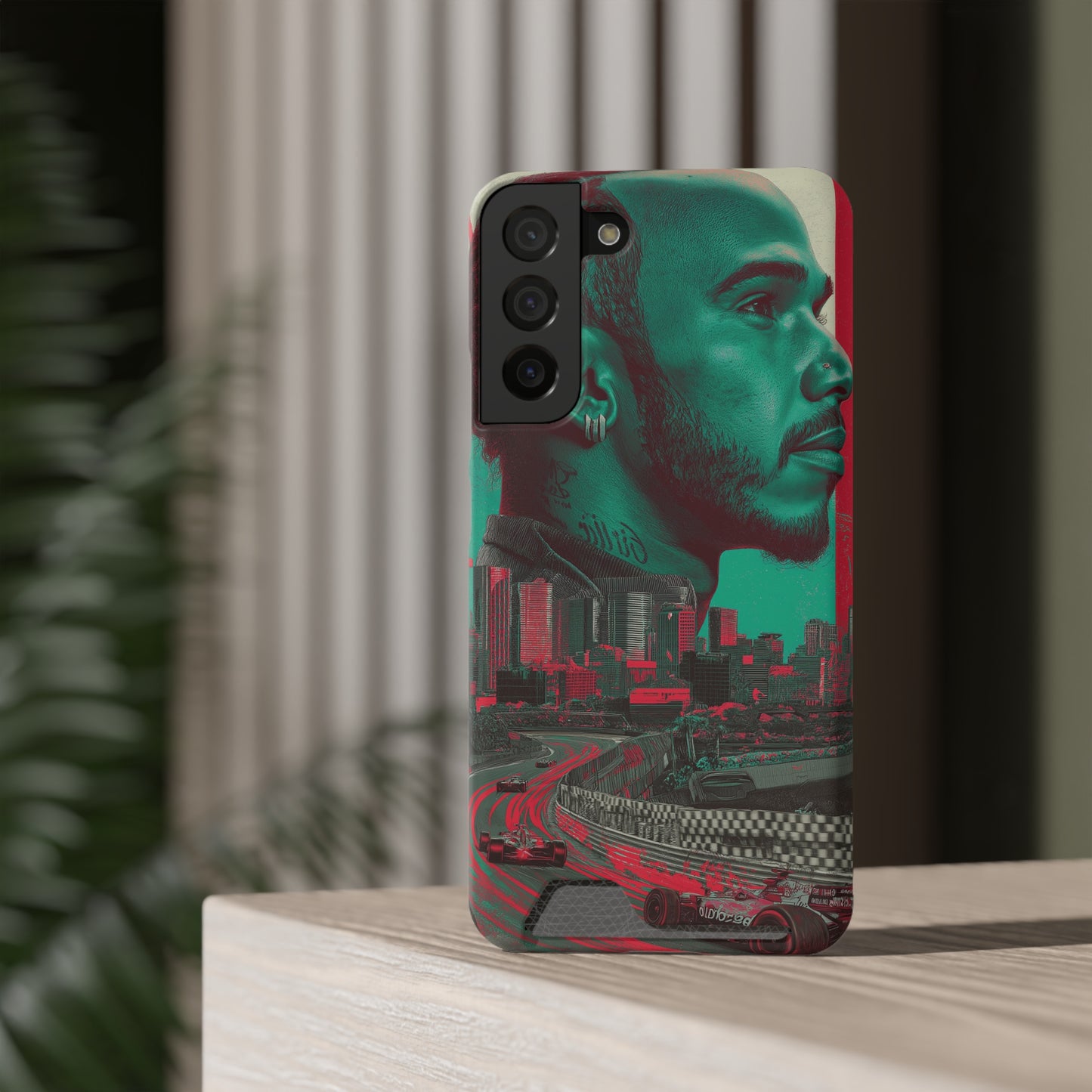 Racing Phone Case, Card Holder Case, Sports Phone Cover, Gift for Car Enthusiasts, Personalized Cell Phone Protector