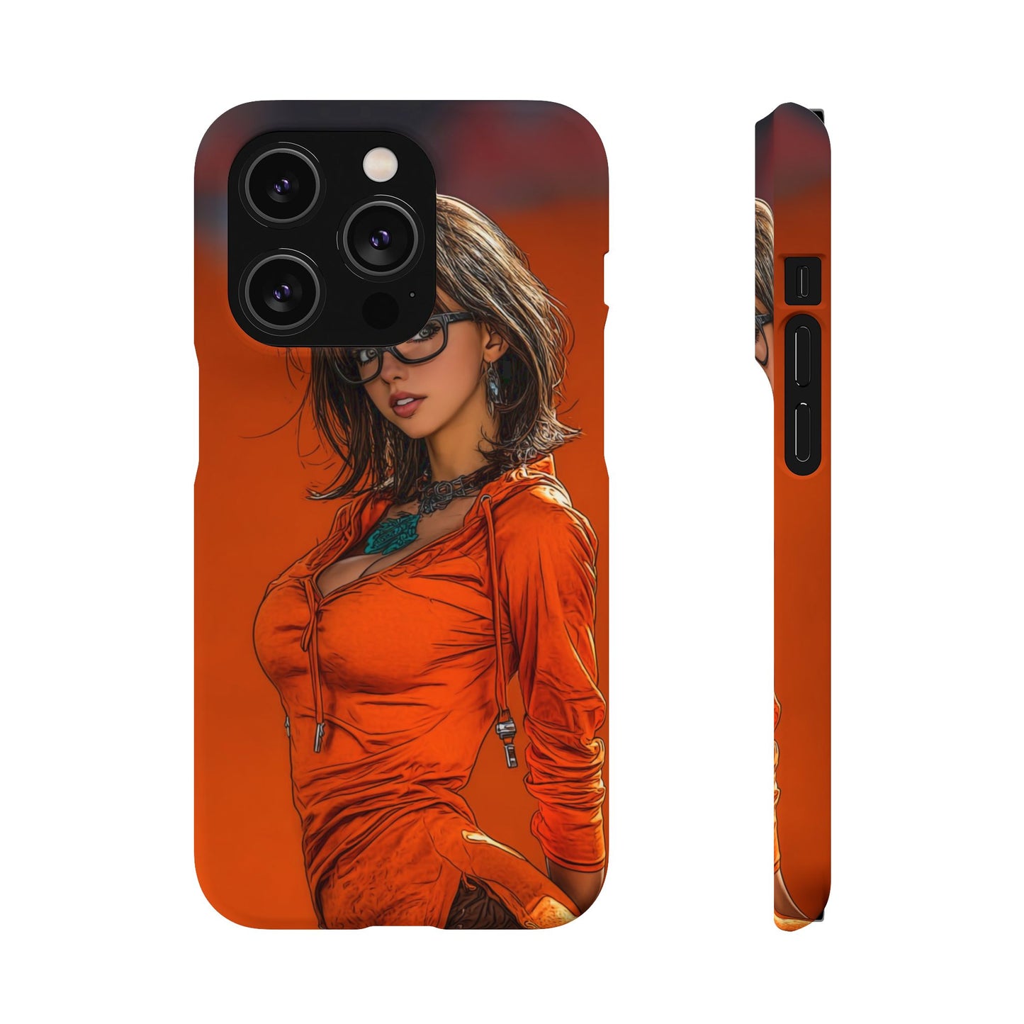 Velma Dinkley Cleveland Browns Fan Snap Cases, Phone Cover, Cartoon Style Art, Custom Case, Protective Shell