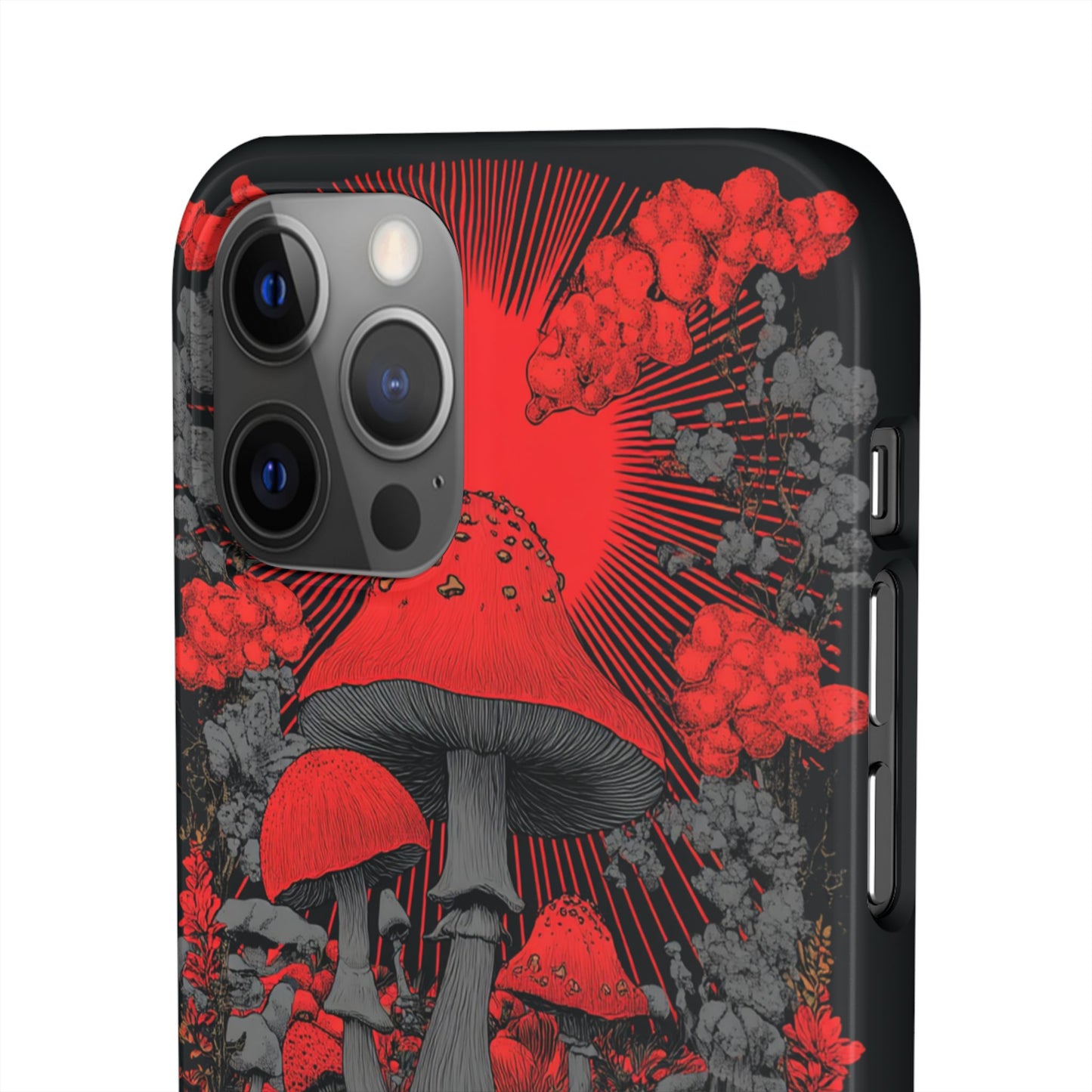Fantasy Mushroom Snap Case Custom Phone Cover for iPhone and Samsung Mate and Glossy Avvialable