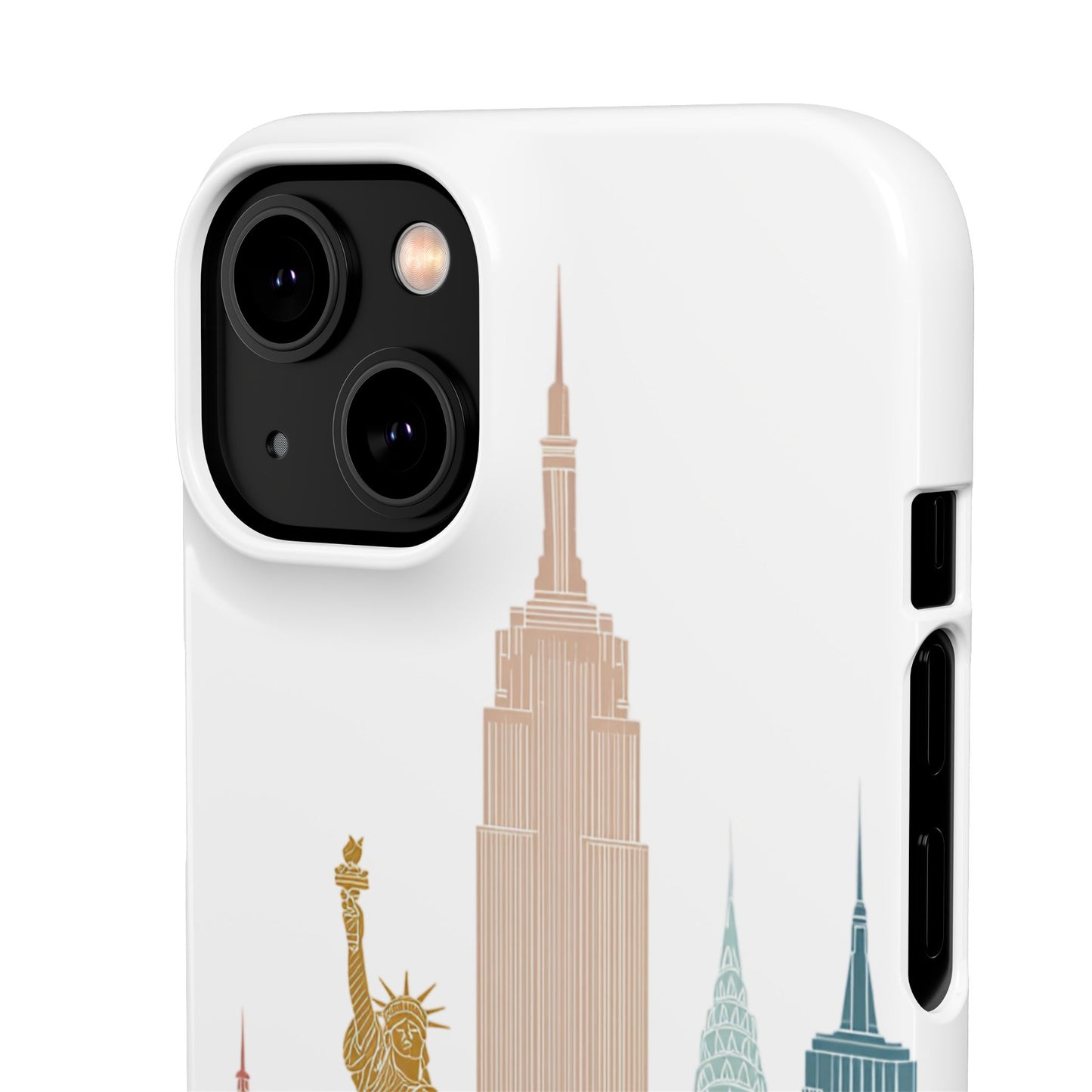 Stylish New York Snap Case, Urban Phone Cover, Cityscape Phone Case, Gift for Travelers, Trendy Protective Case