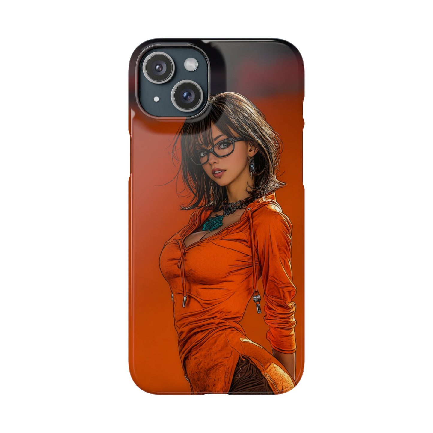 Velma Dinkley Cleveland Browns Fan Snap Cases, Phone Cover, Cartoon Style Art, Custom Case, Protective Shell