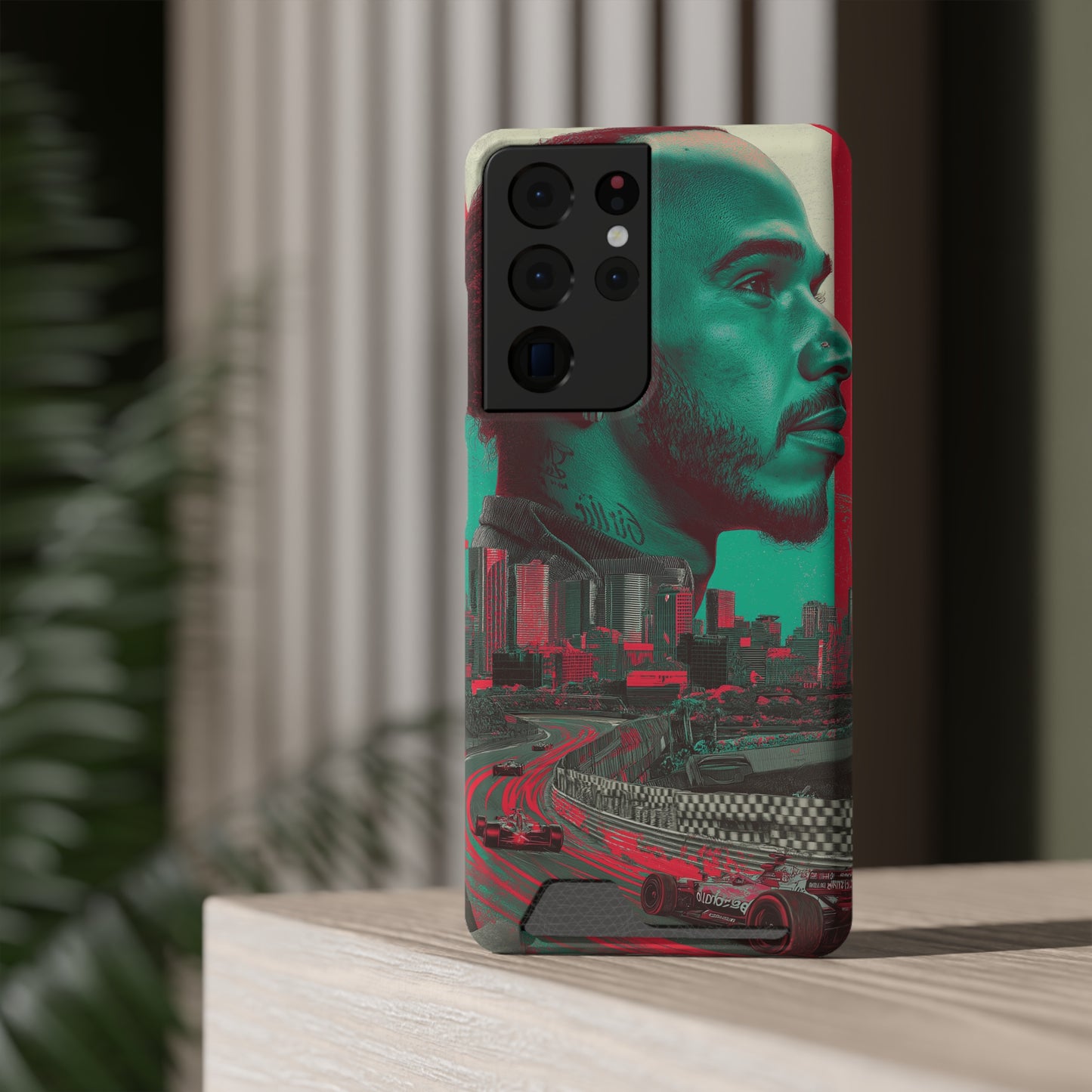 Racing Phone Case, Card Holder Case, Sports Phone Cover, Gift for Car Enthusiasts, Personalized Cell Phone Protector