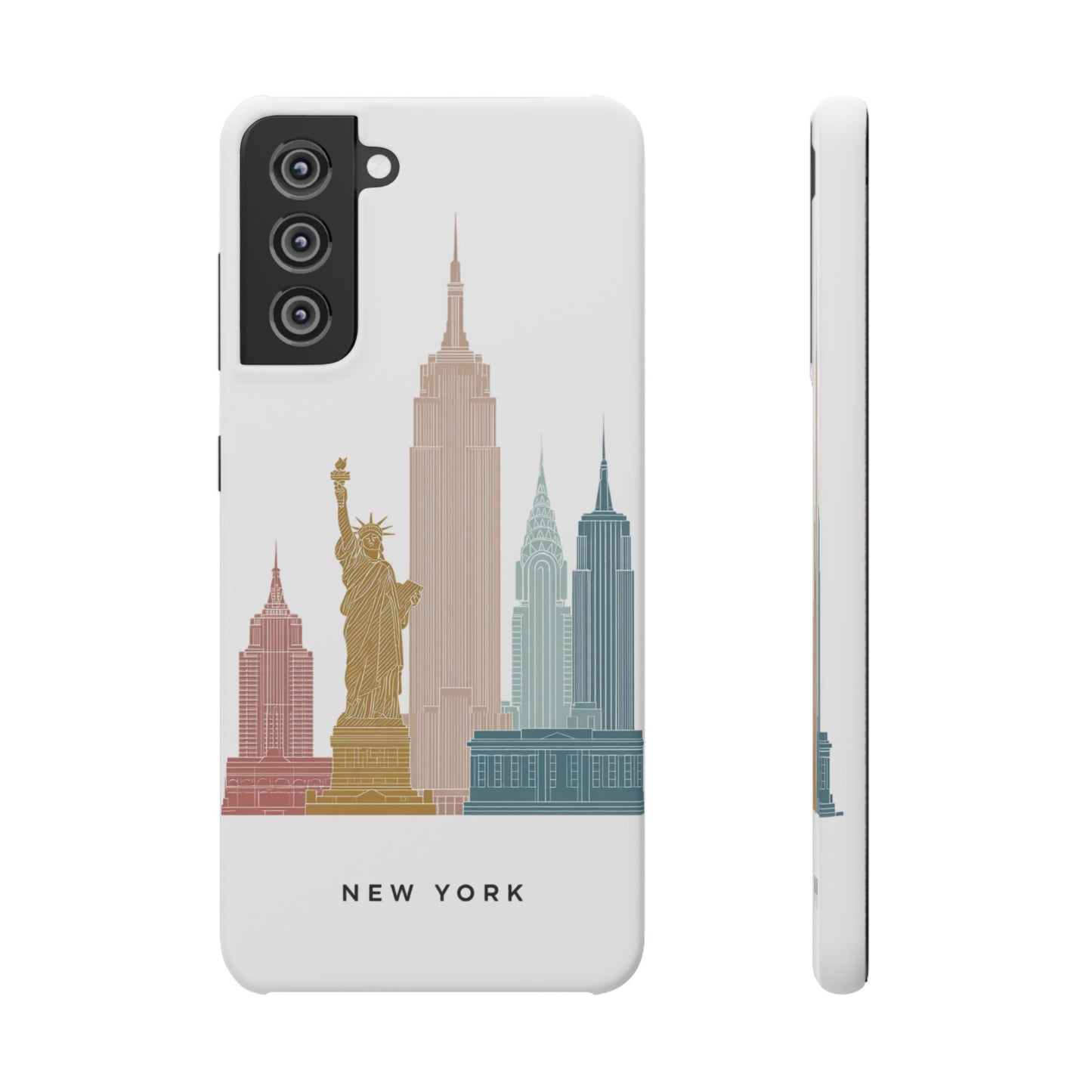 Stylish New York Snap Case, Urban Phone Cover, Cityscape Phone Case, Gift for Travelers, Trendy Protective Case