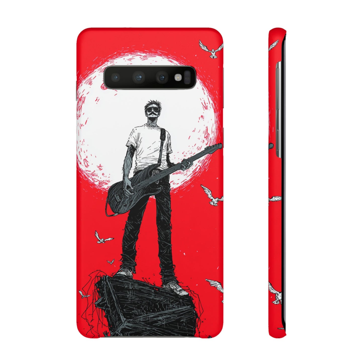 Rock & Roll Snap Cases - Music Lover's Phone Protection, Edgy Art, Gift for Guitarists, Cool Accessory for Teens