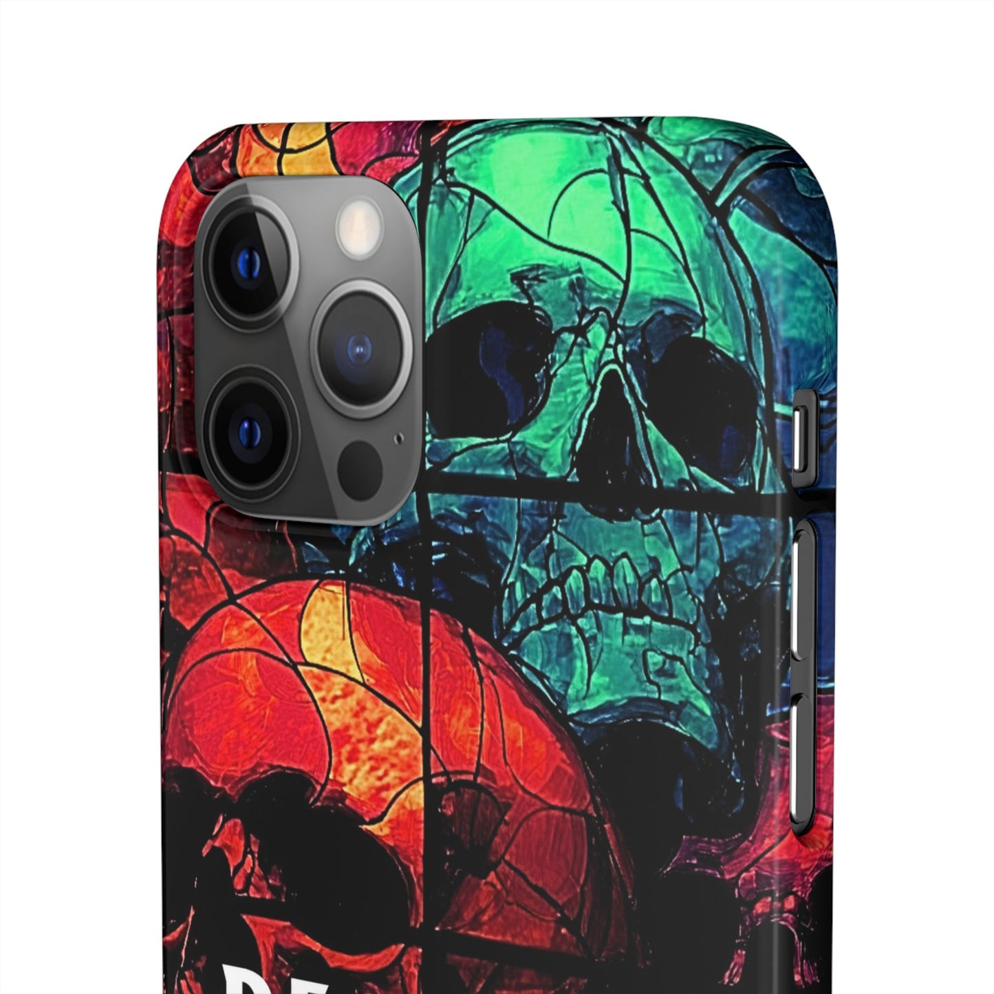Halloween Custom Requiem Skull Snap Case Phone Cover for iPhone and Samsung
